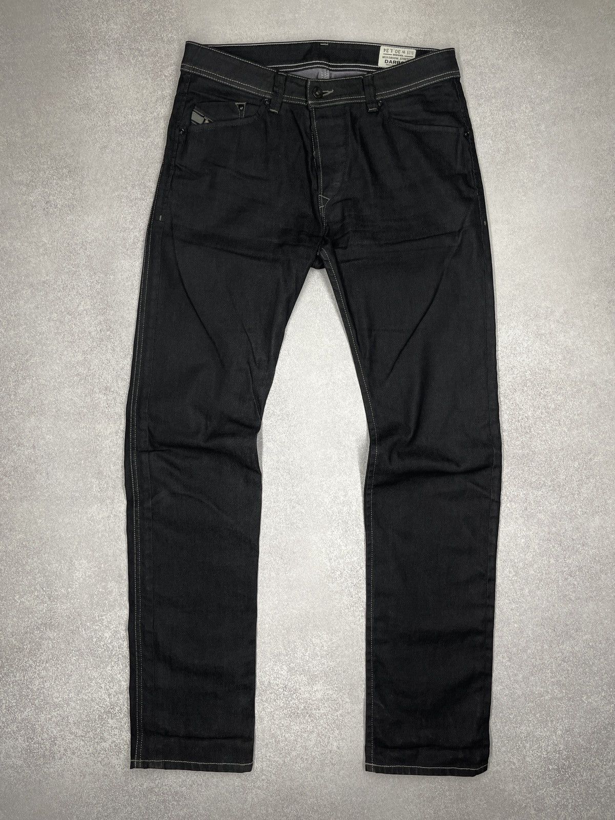 Diesel Mens Diesel Darron Denim Jeans Black Y2K 30x34 Size US 30 / EU 46 - 6 Thumbnail