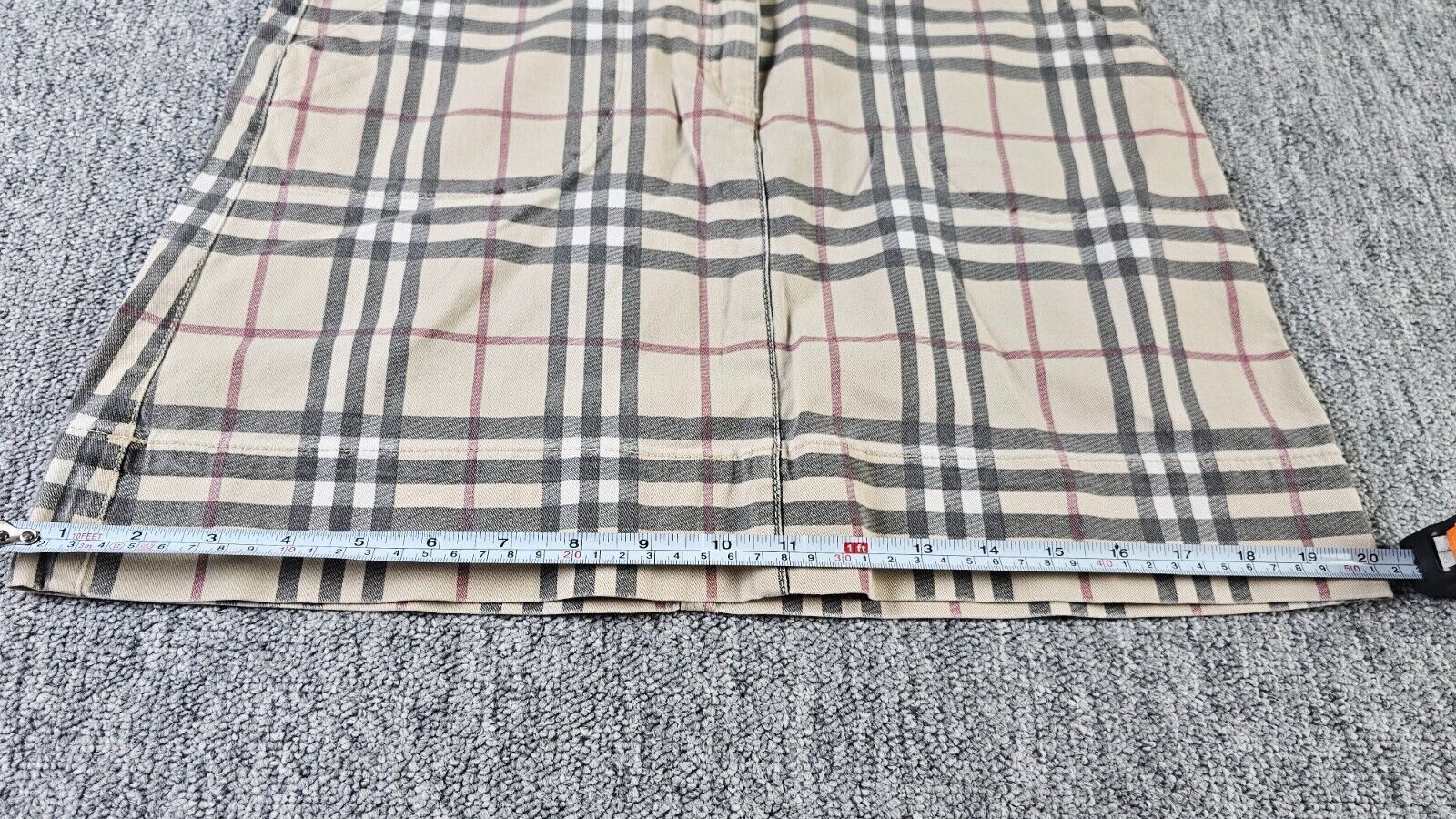 Burberry Vintage Y2K Burberry Nova Check Plaid Mini Skirt Italy US 6 Size 30" / US 8 / IT 44 - 9 Thumbnail