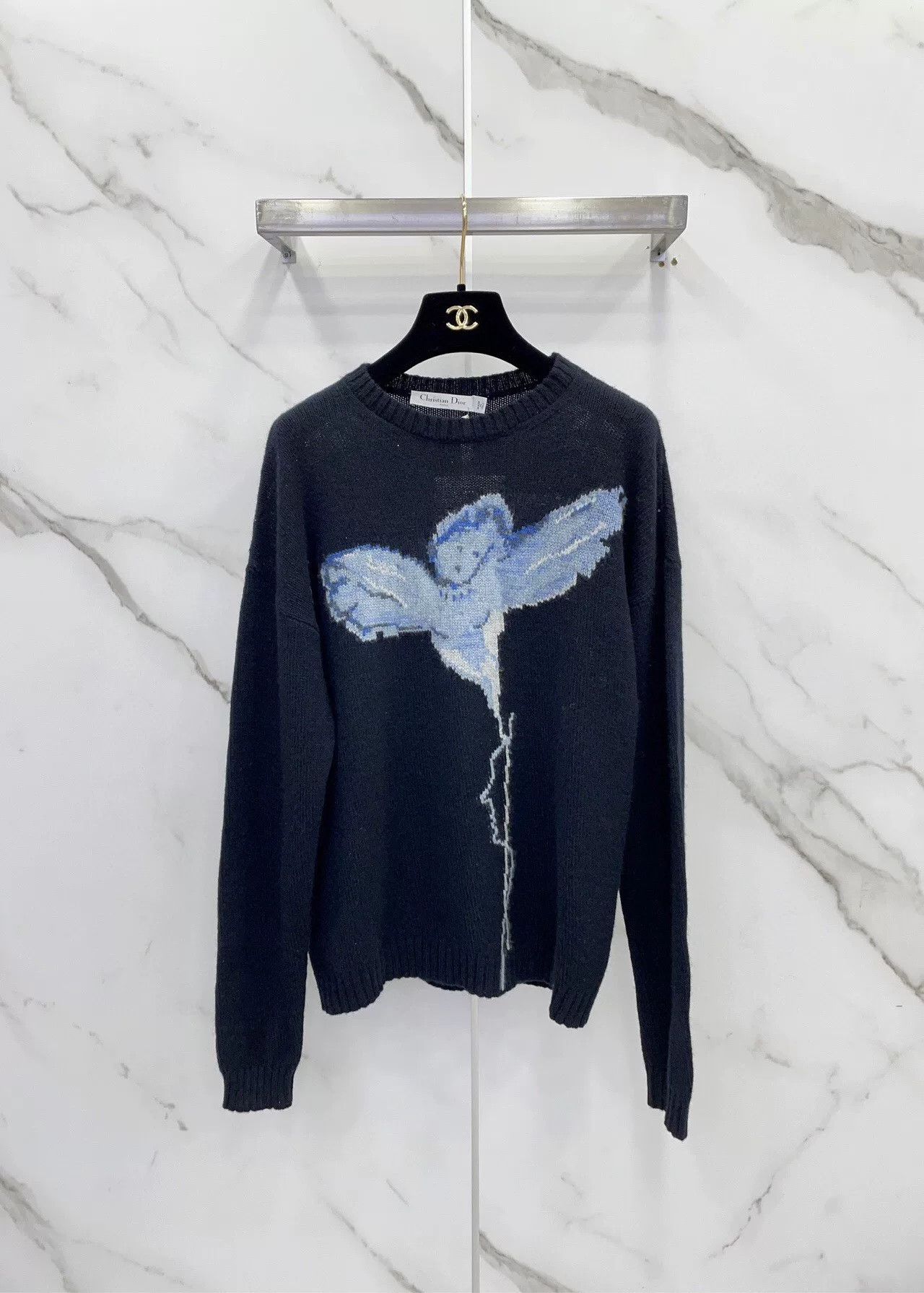 Dior Dior Black Cashmere Angel Wing Sweater Size XS / US 0-2 / IT 36-38 - 1 Thumbnail