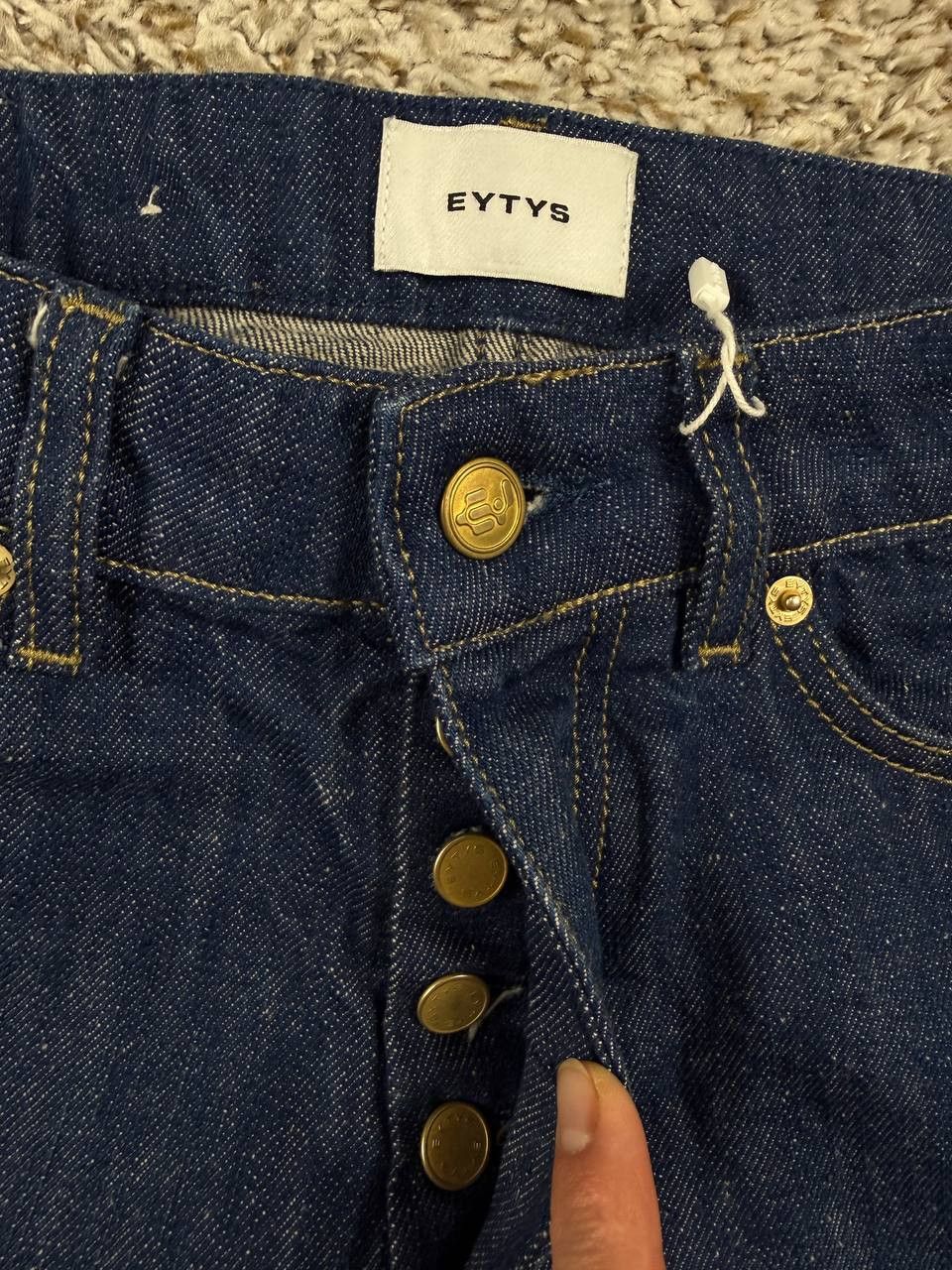 Eytys EYTYS Orion Crude Denim Jeans Size 30x32 Made Italy Size US 30 / EU 46 - 7 Thumbnail