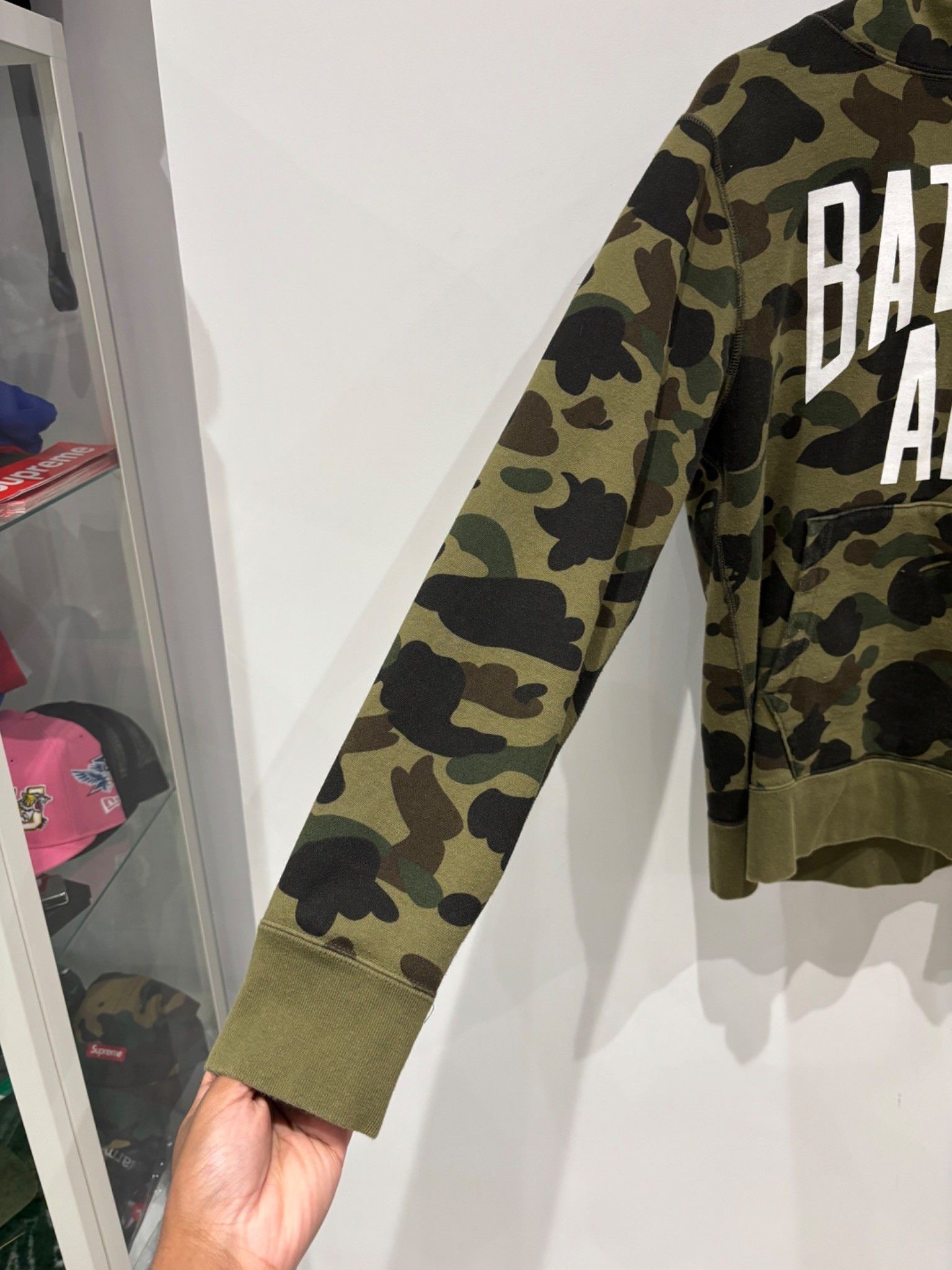 Bape Bape 1st Camo Pullover Hoodie Green Size US S / EU 44-46 / 1 - 2 Thumbnail