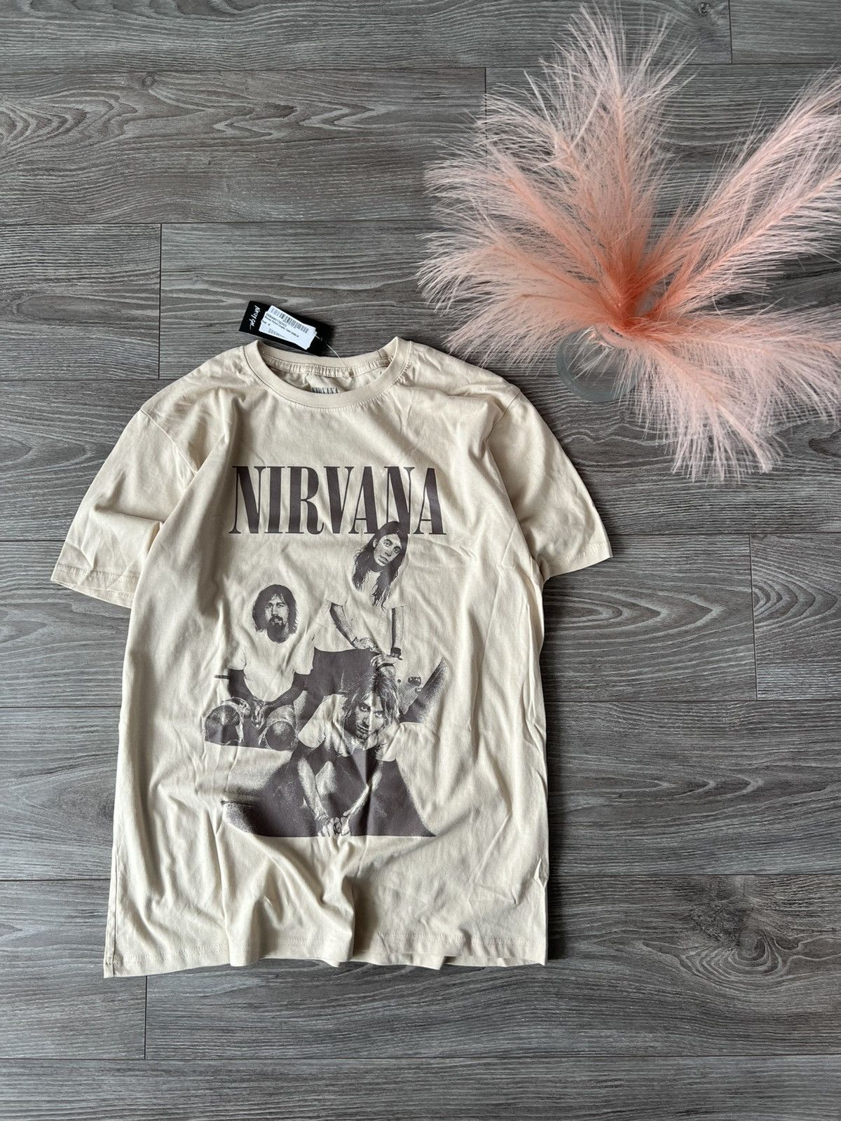 Band Tees × Nirvana ‼️Nirvana Big Logo Band New with Tags Merch Tee‼️ Size US M / EU 48-50 / 2 - 8 Thumbnail