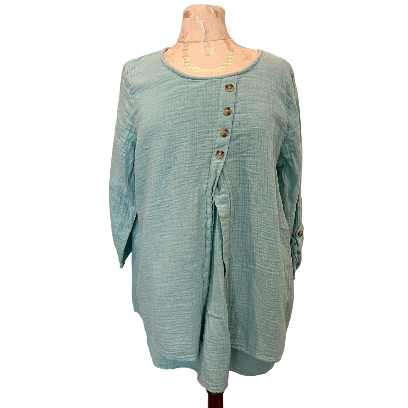 Coldwater Creek Coldwater Creek 3/4 Sleeve Layered Blouse Large Size L / US 10 / IT 46 - 1 Thumbnail