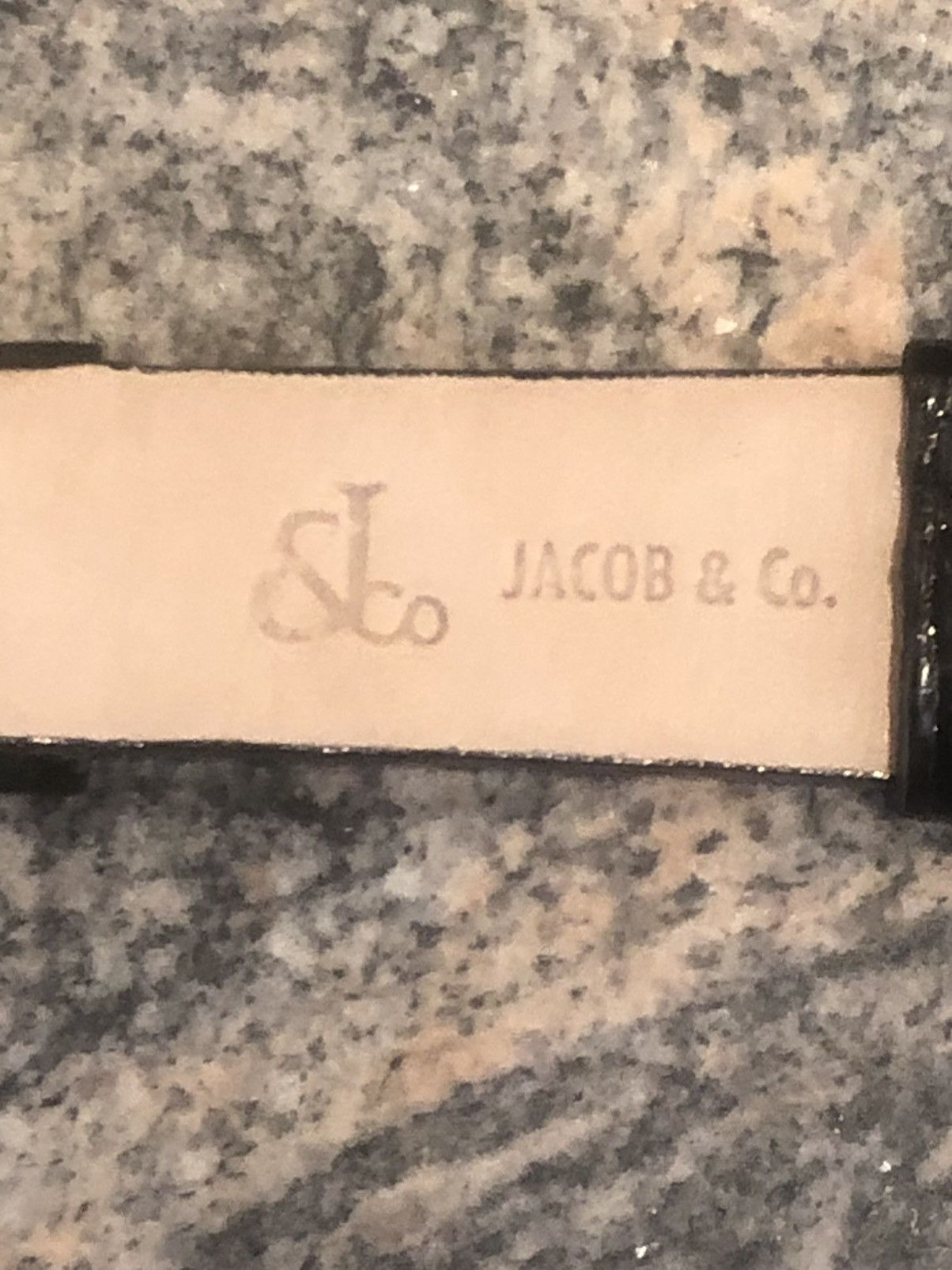 Jacob & Co. Jacob & Co. Alligator Leather Watch Band Strap Size 26 - 3 Thumbnail