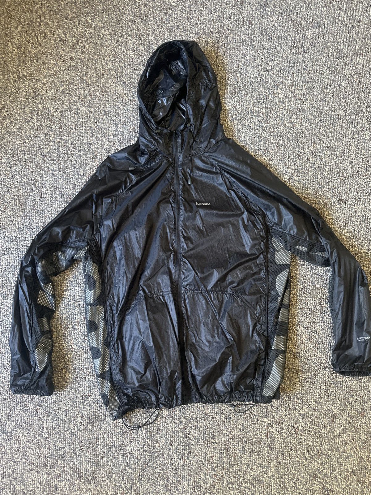 Supreme Supreme Ripstop Hooded Windshell Black | Grailed