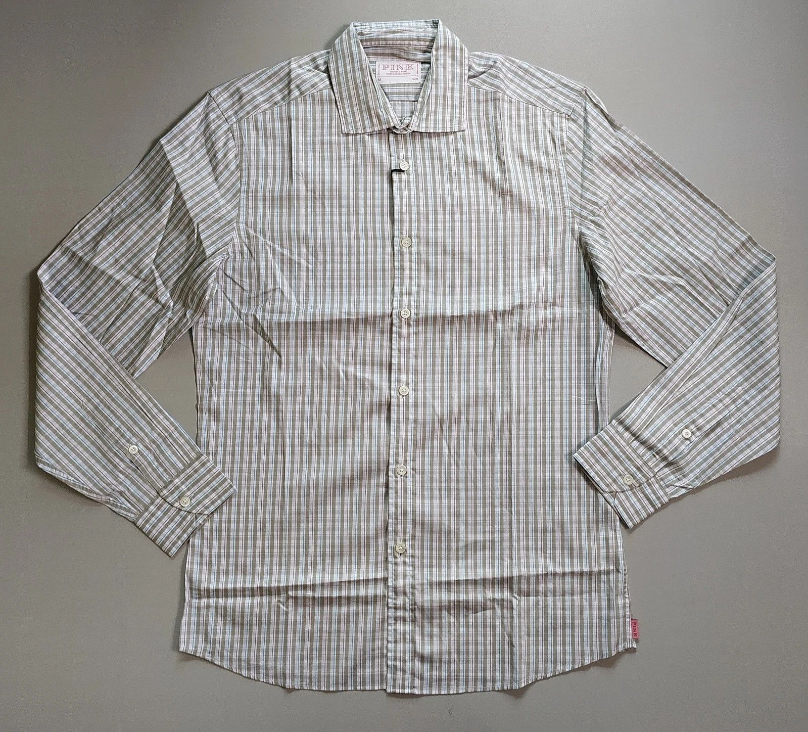 Thomas Pink Thomas Pink Slim Fit Formal Check Shirt T 0046 Size US M / EU 48-50 / 2 - 2 Thumbnail