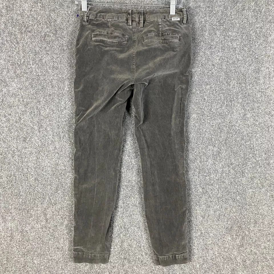 Other Dear John Corduroy Pants Women's Size 27 Gray Cotton Blend Size 27" / US 4 / IT 40 - 6 Thumbnail