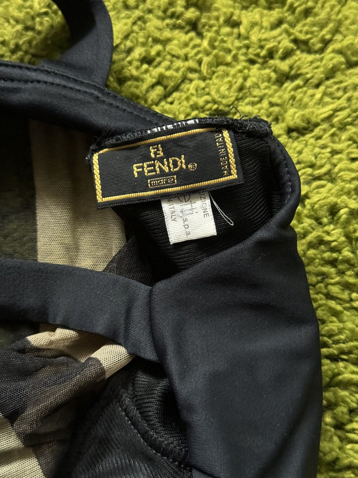 Fendi Fendi 1990s archive vintage one-piece swimsuit bodysuit Size L / US 10 / IT 46 - 6 Thumbnail