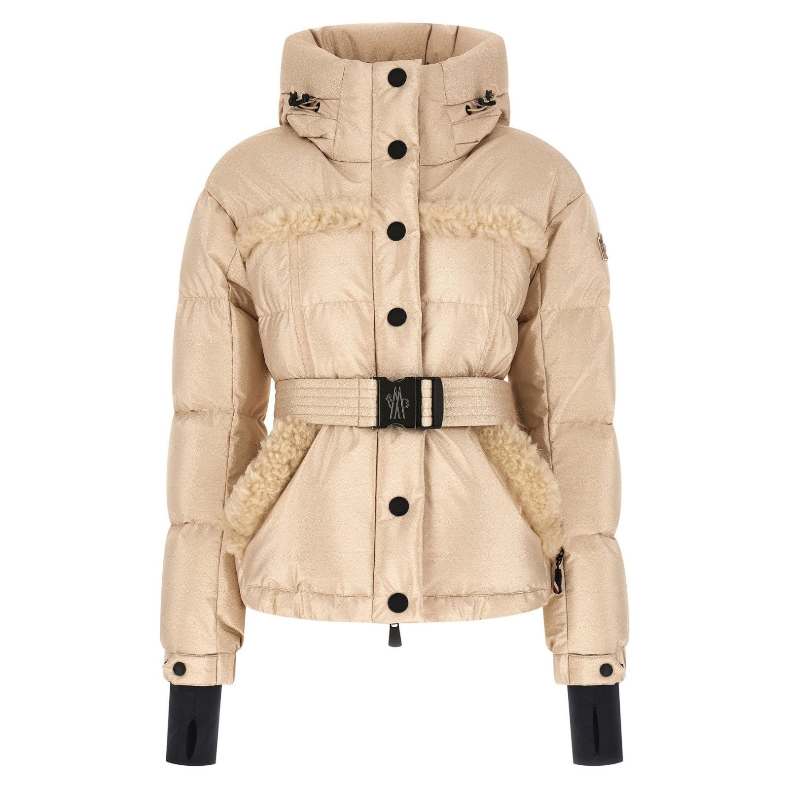 MONCLER GRENOBLE Mondim Women's Gold Down Jacket New (Women'