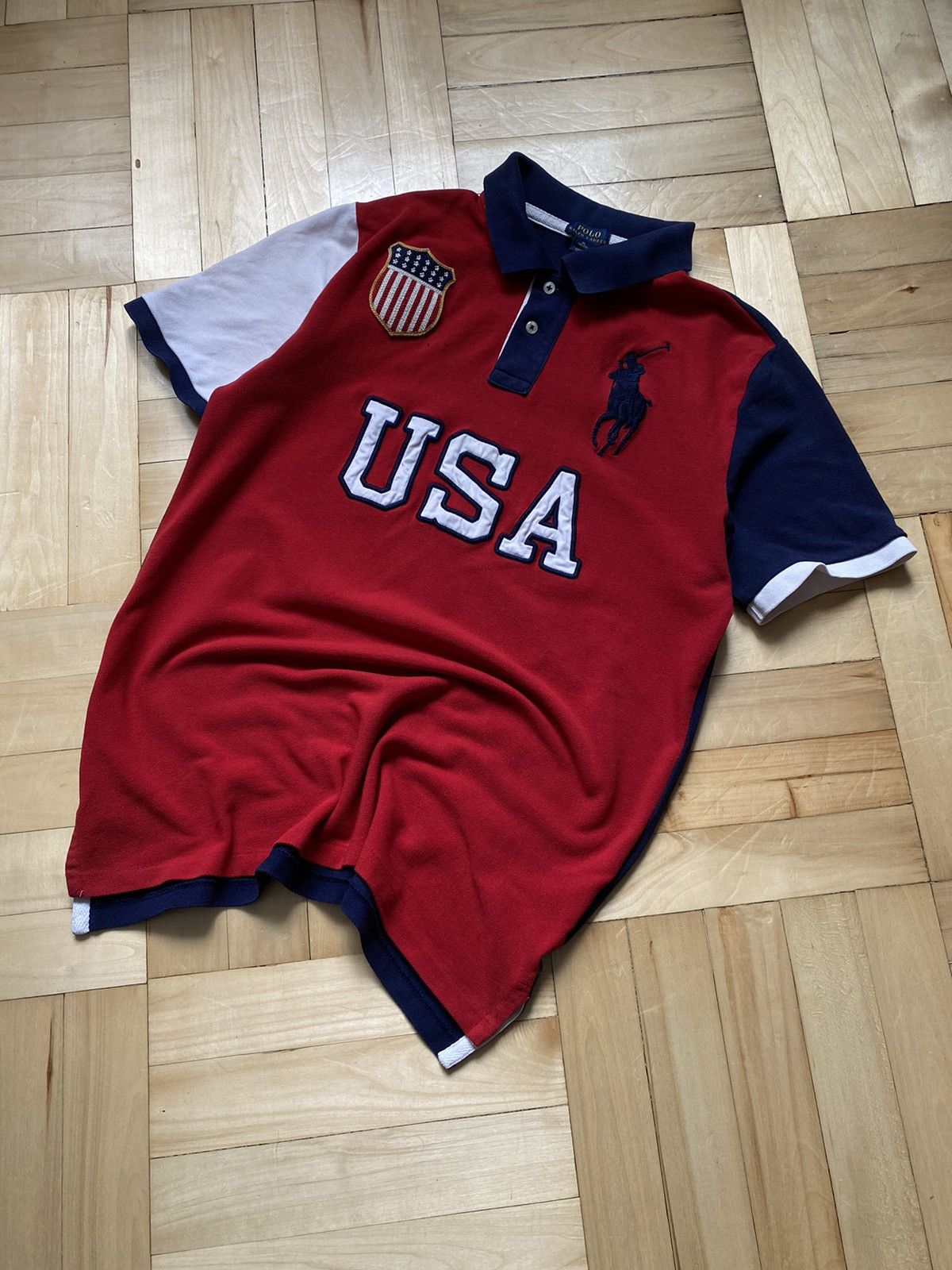 Polo Ralph Lauren × Vintage Polo Ralph Lauren Big Logo USA Very Rare Size US S / EU 44-46 / 1 - 7 Thumbnail