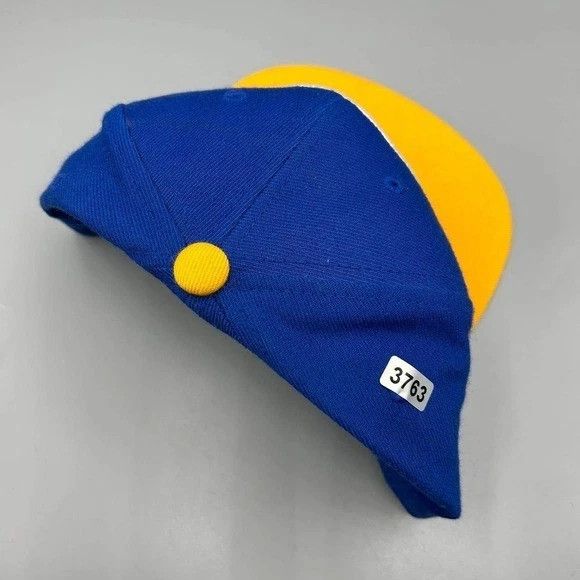 Mitchell & Ness Denver Nuggets Hat Men Blue Big Logo Embroidered Snap Back Size ONE SIZE - 8 Thumbnail
