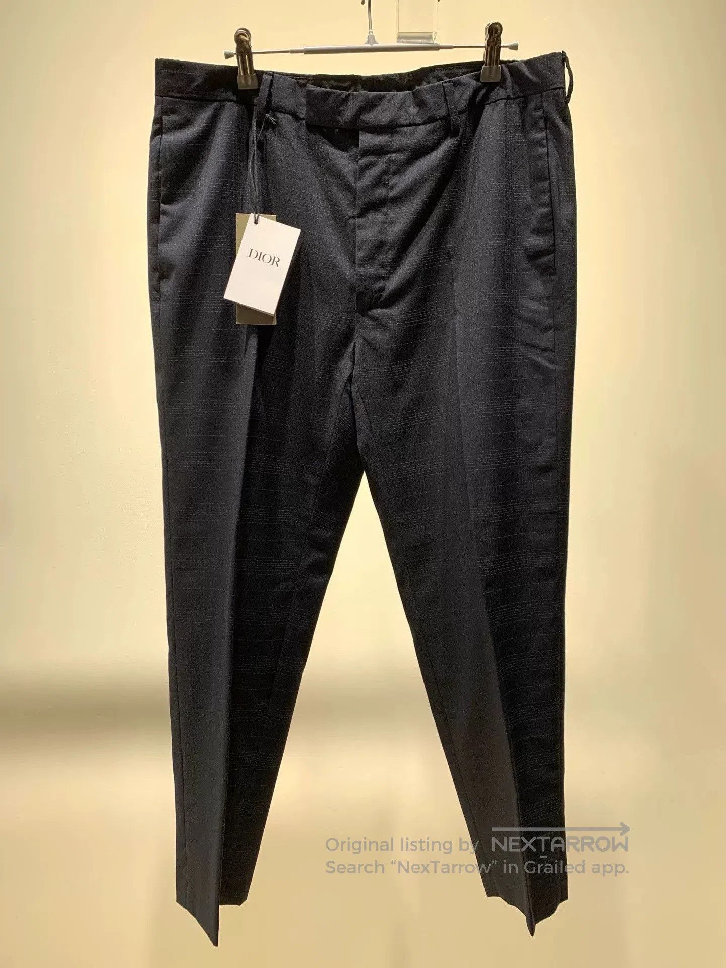 Dior Dior Dark Plaid Tailored Trousers. Size US 38 / EU 54 - 1 Thumbnail
