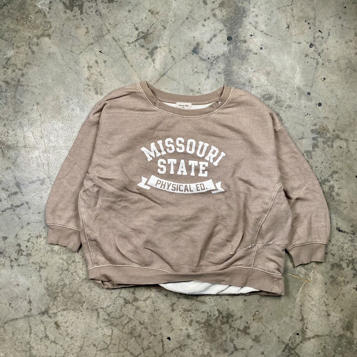 Designer × Japanese Brand Samansa Mos2 Missouri State Baggy Boxy Crewneck Size ONE SIZE - 1 Thumbnail