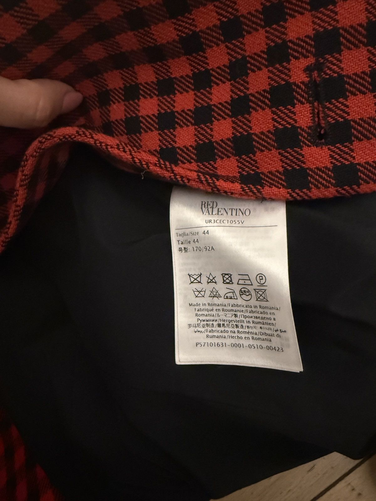 RED Valentino RED Valentino Gingham Blazer & Shorts Set Size M / US 6-8 / IT 42-44 - 5 Thumbnail