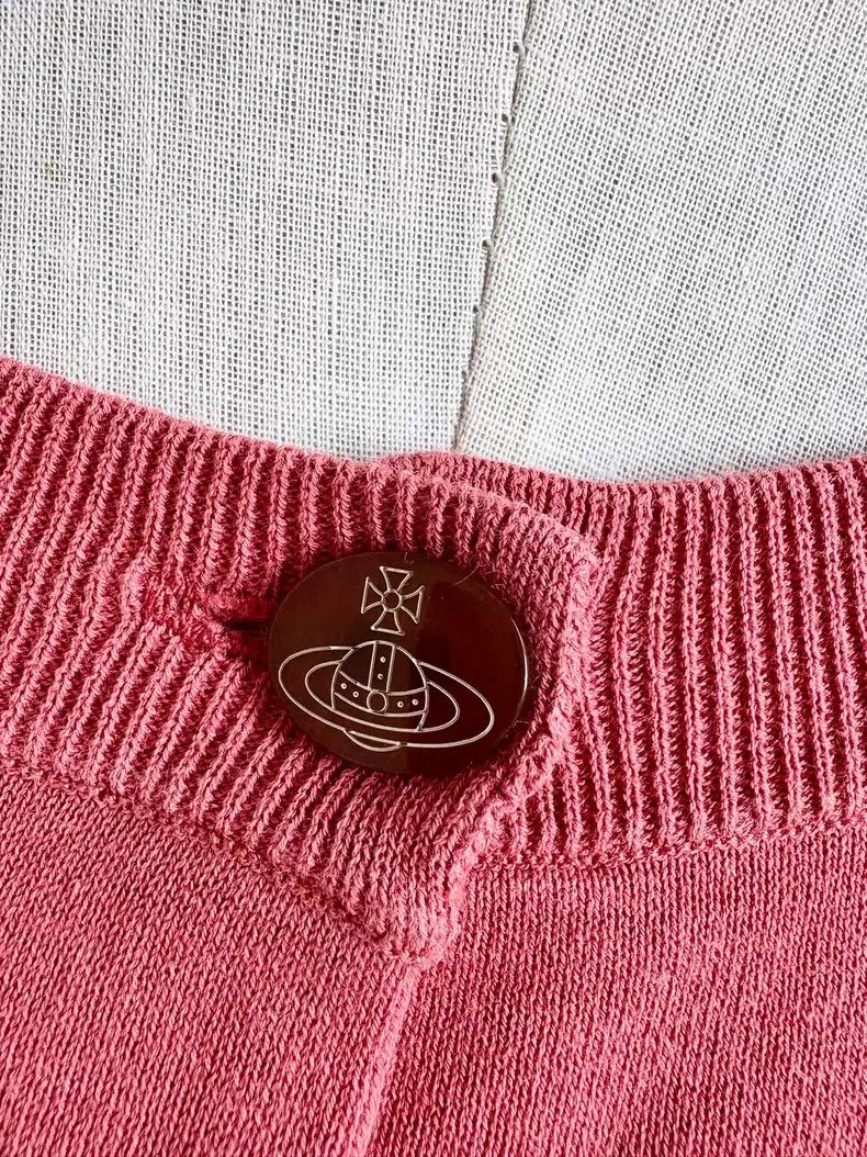 Vivienne Westwood Vivienne Westwood Vintage Watermelon Pink Saturn Half Slee Size M / US 6-8 / IT 42-44 - 3 Thumbnail