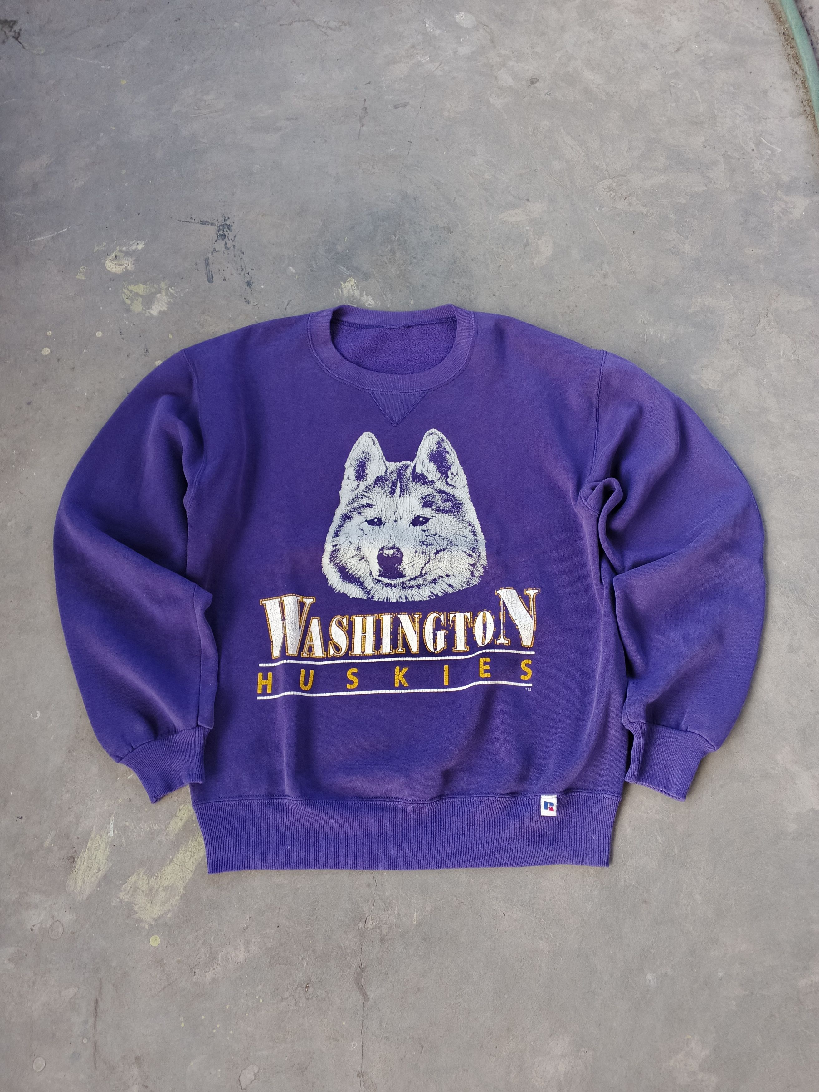 Russell Athletic Vintage Russell Washington Huskies Size US L / EU 52-54 / 3 - 1 Thumbnail