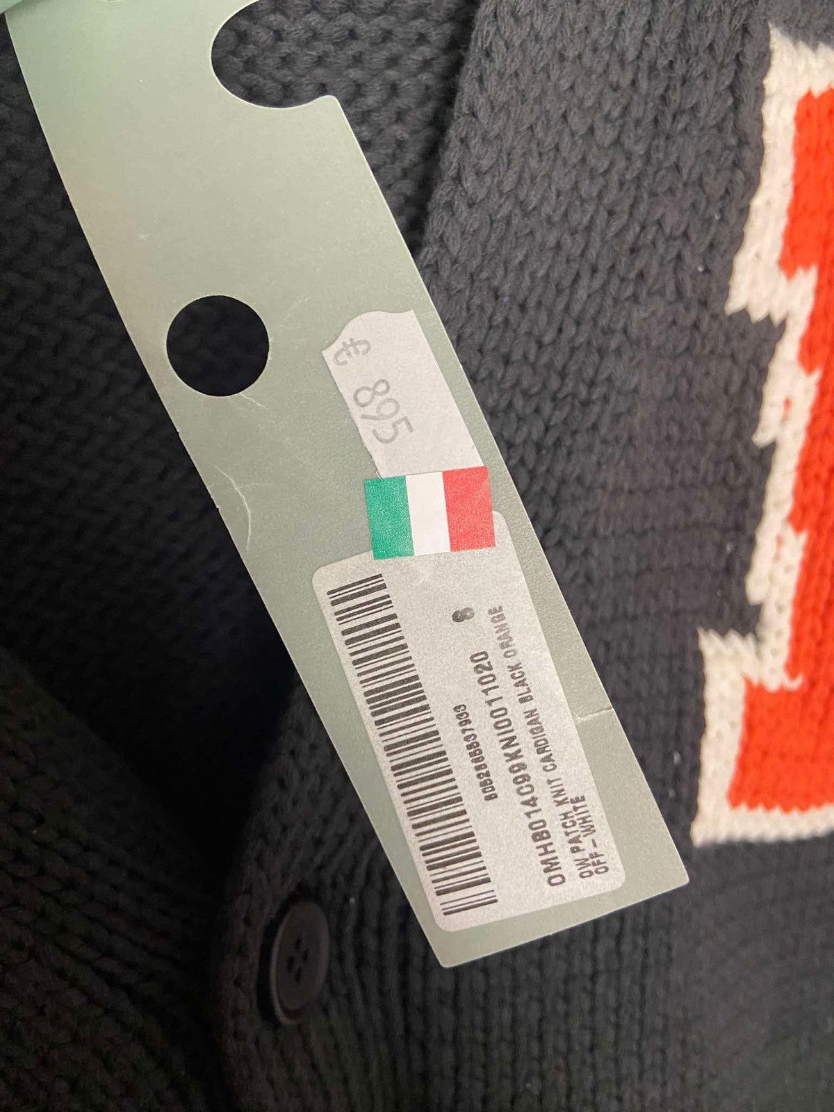 Off-White Off-White Patch Knit Cardigan RRP 895 Euro Rare size S Size US S / EU 44-46 / 1 - 2 Thumbnail