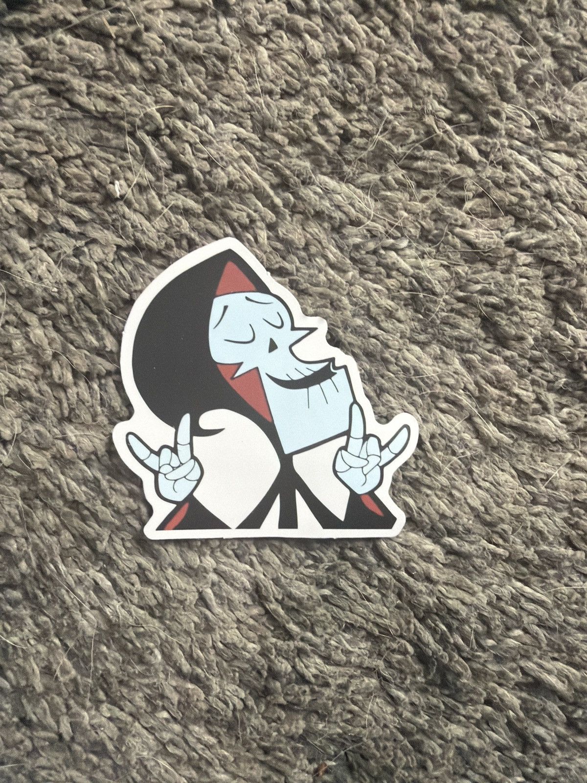 Cartoon Network The Grim Adventures Of Billy & Mandy Grim Sticker Size ONE SIZE - 1 Thumbnail