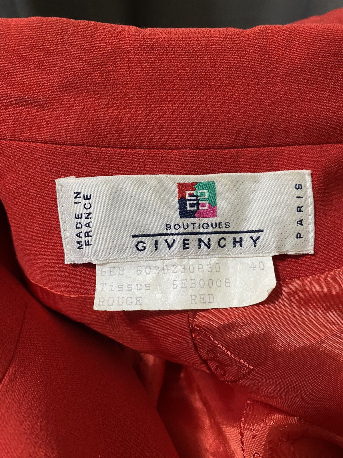 Givenchy A/W 1996 Archive Givenchy Boutiques by John Galliano Blazer Size M / US 6-8 / IT 42-44 - 8 Thumbnail