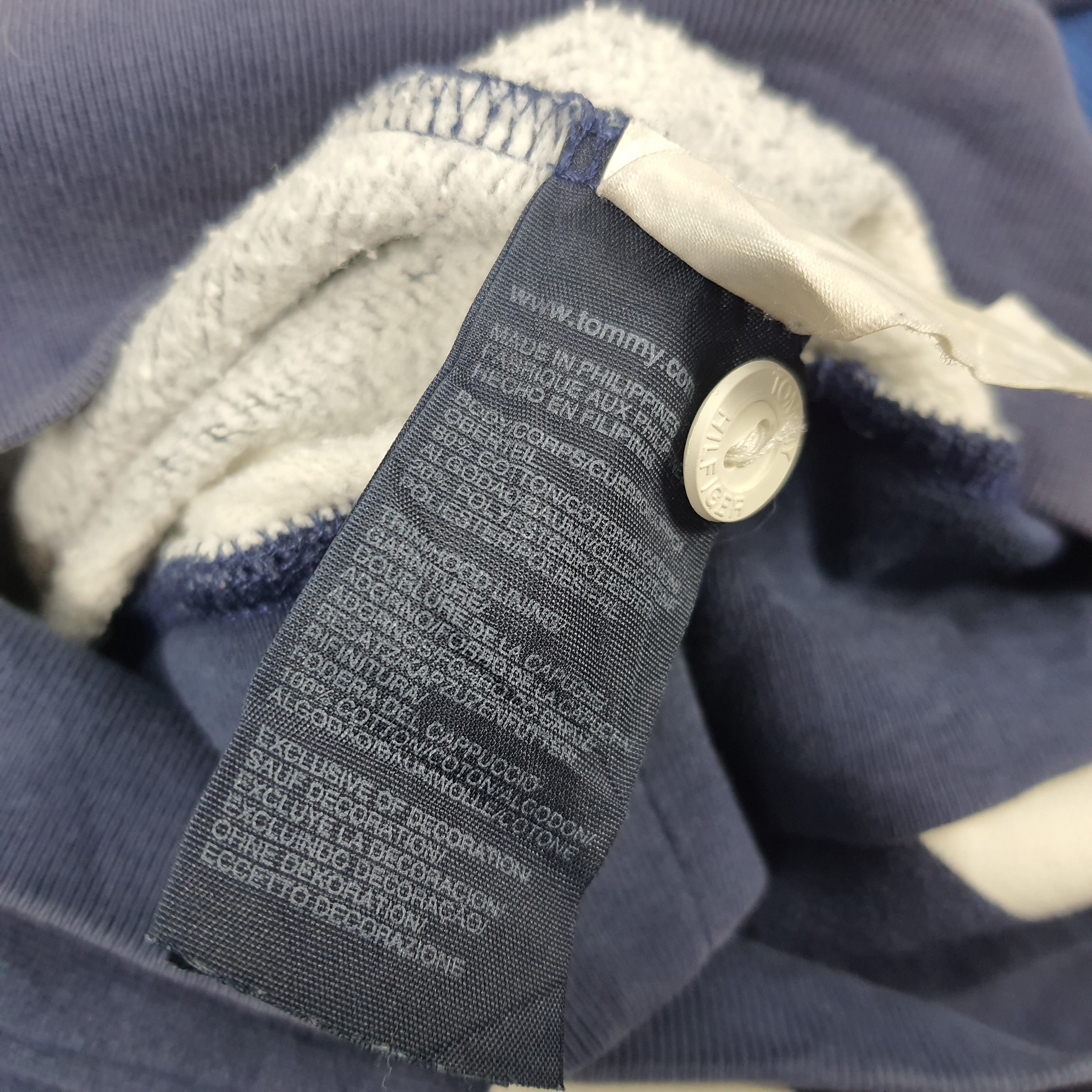 Tommy Hilfiger × Vintage Vintage Tommy Hilfiger Striped Hoodies Size US XL / EU 56 / 4 - 7 Thumbnail