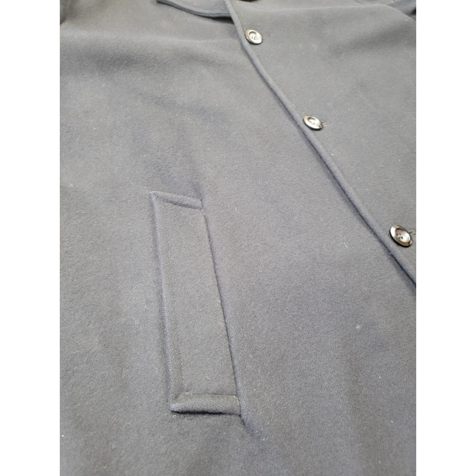 Pendleton Pendleton Overcoat Mens XL Black Wool Nylon Cashmere Winter Classic Long Coat Button Lined Pockets Fall Winter Size US XL / EU 56 / 4 - 2 Thumbnail