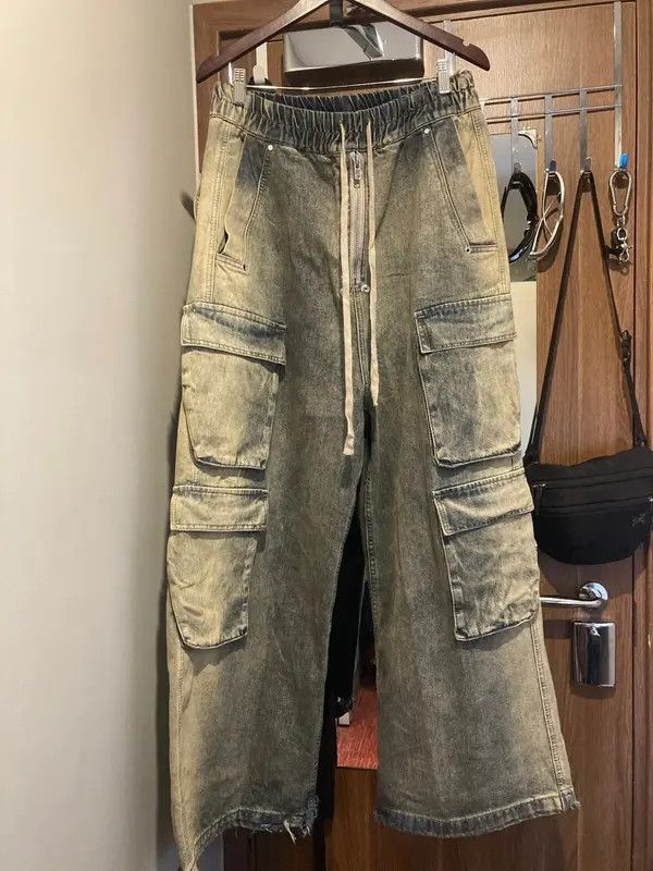 Japanese Brand Multi-pockets Drawstring Jeans Size US 28 / EU 44 - 4 Thumbnail