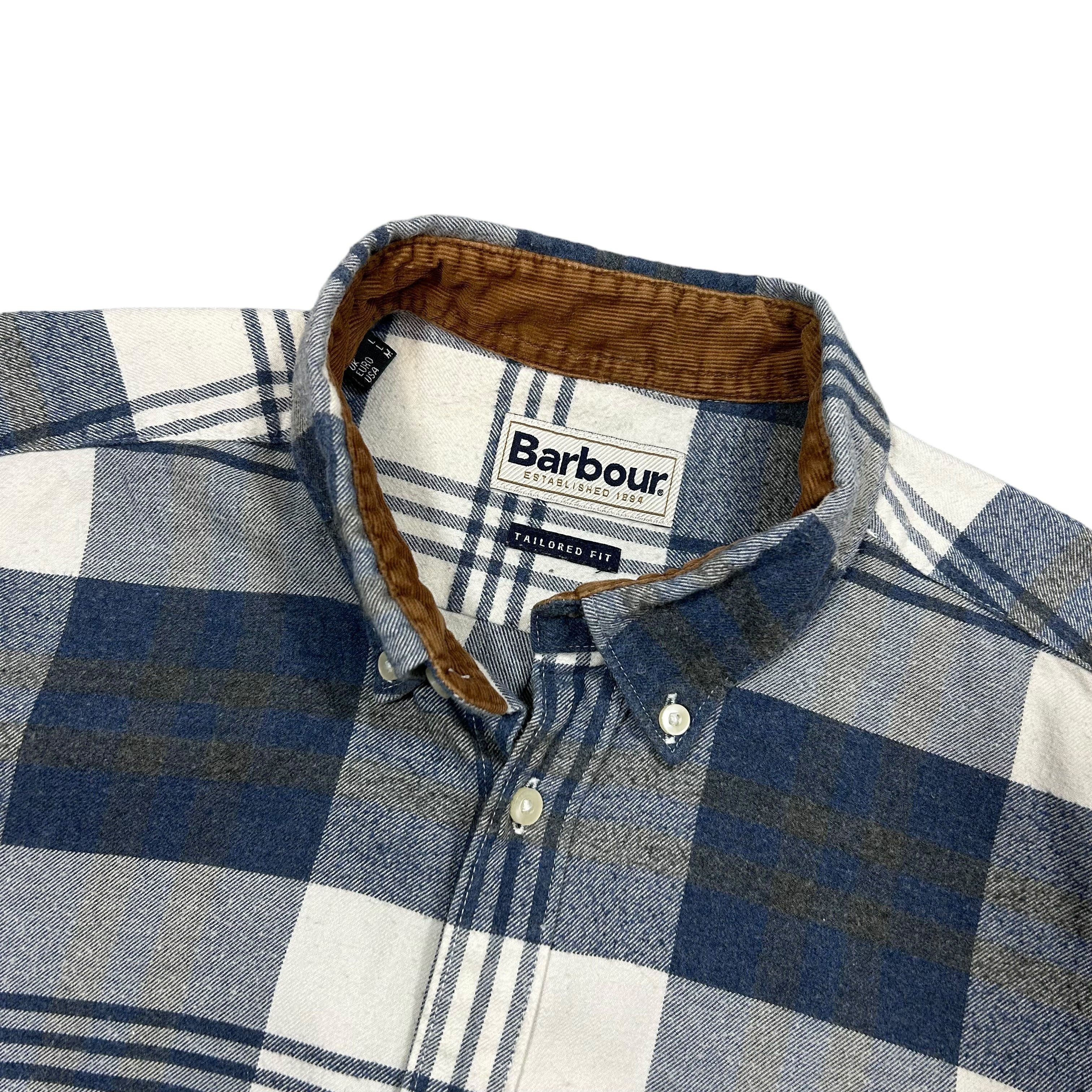 Barbour Barbour Endsleigh Highland Check Blue Plaid Flannel Shirt M Size US M / EU 48-50 / 2 - 4 Thumbnail