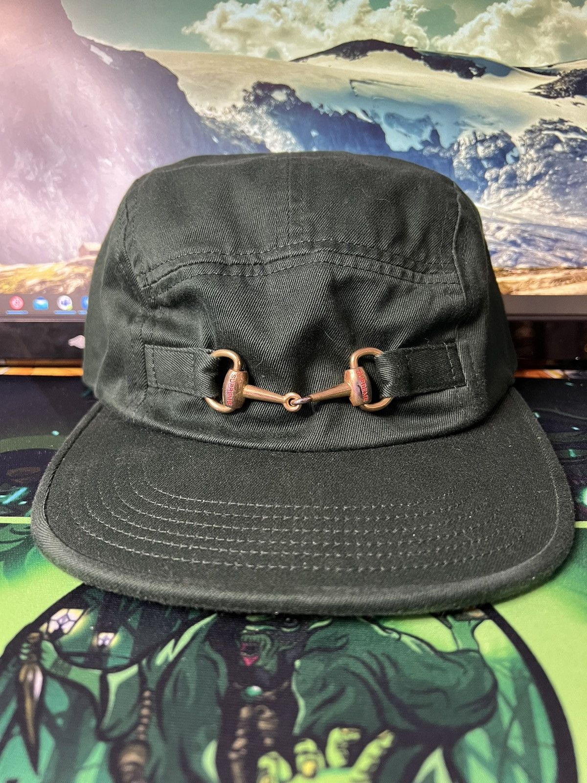 Supreme horsebit cheap camp cap