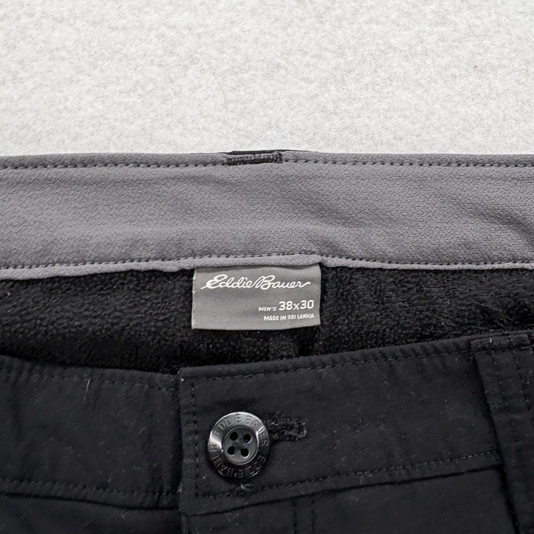 Eddie Bauer Eddie Bauer Pants Mens 38x30 Black Fleece Lined Tech Outdoor Insulated Pockets Zip Cargo Straight Leg Mens Size US 38 / EU 54 - 4 Thumbnail