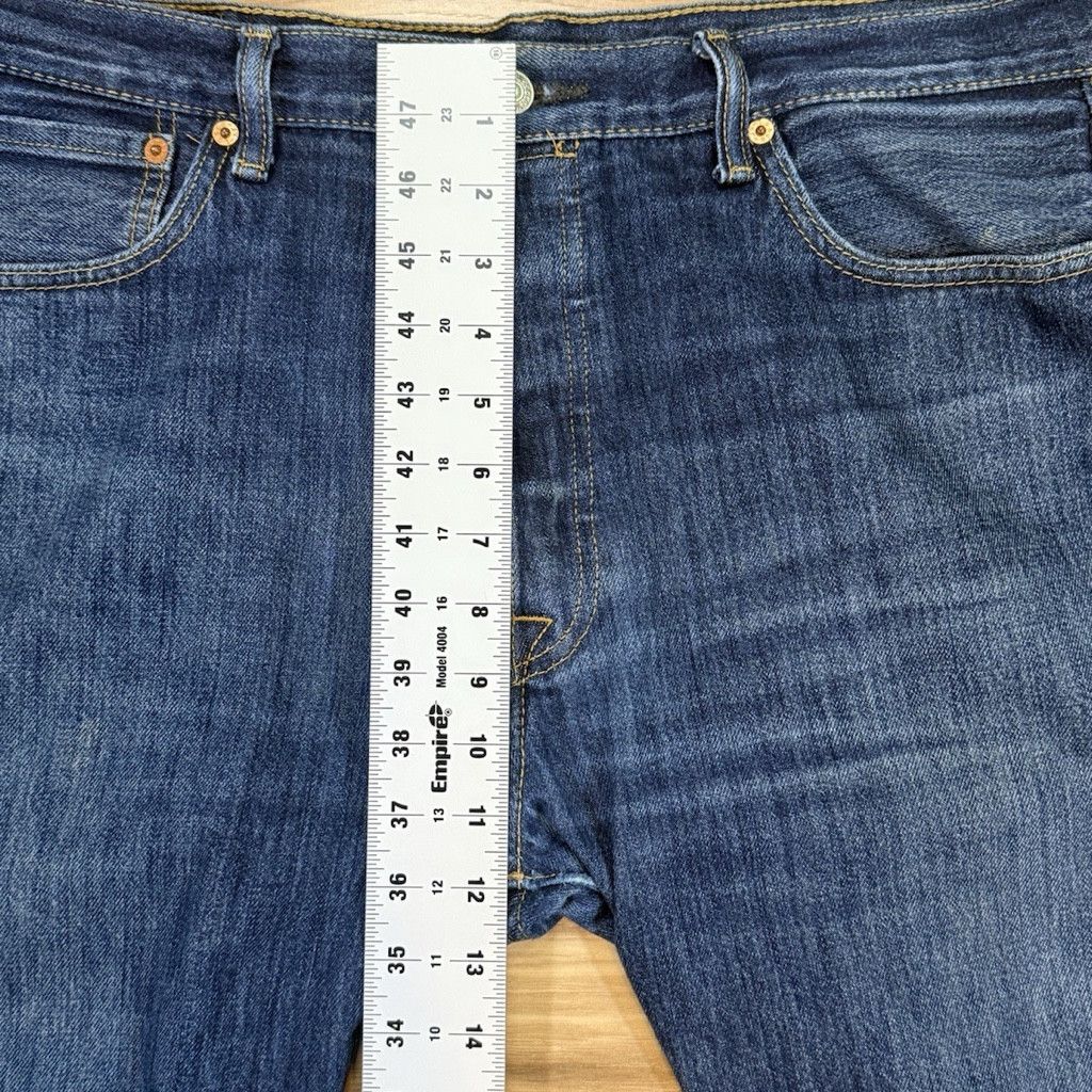 Levi's Levi’s 501 Original Fit Jeans Mens 36x29 Dark Blue Straight Size US 36 / EU 52 - 8 Thumbnail