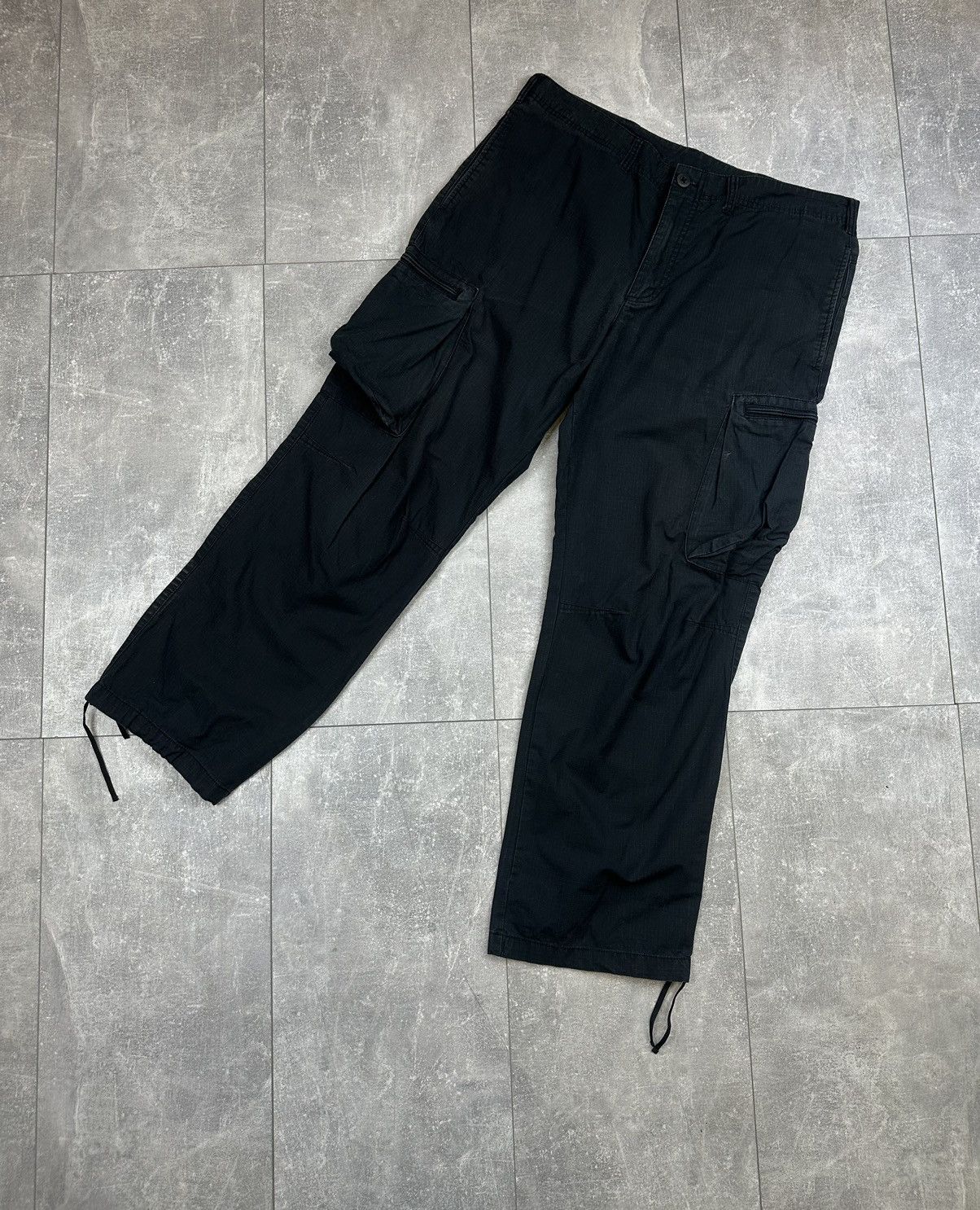 Vintage Nike Vintage Cargo Pants Small Swoosh Logo Size US 33 - 2 Thumbnail