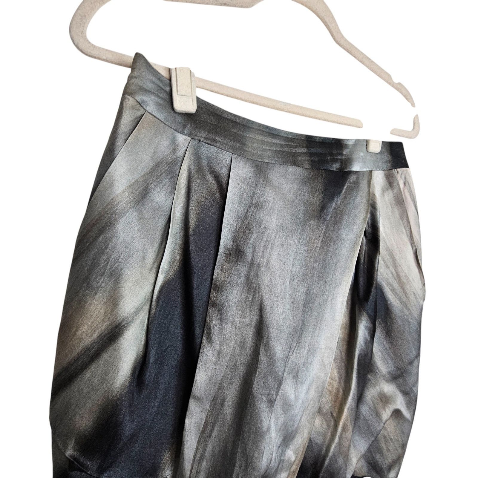 Parra Pauw Amsterdam Silk Satin Cotton Mini Skirt S Whimsigoth Size 28" / US 6 / IT 42 - 2 Thumbnail