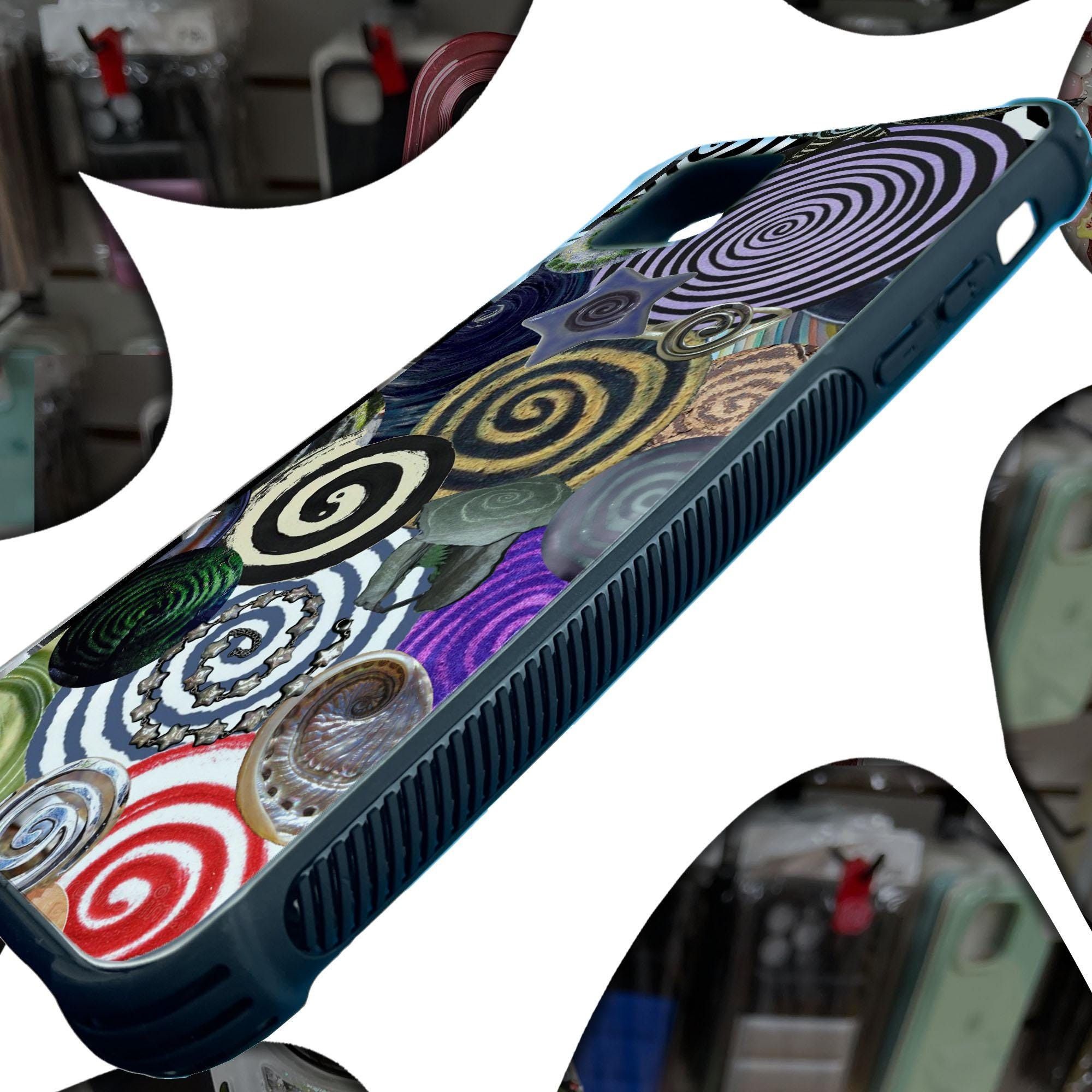 Other Multi Spiral Collage Funky Phone Case iPhone 14 13 12 11 X X Size ONE SIZE - 2 Thumbnail