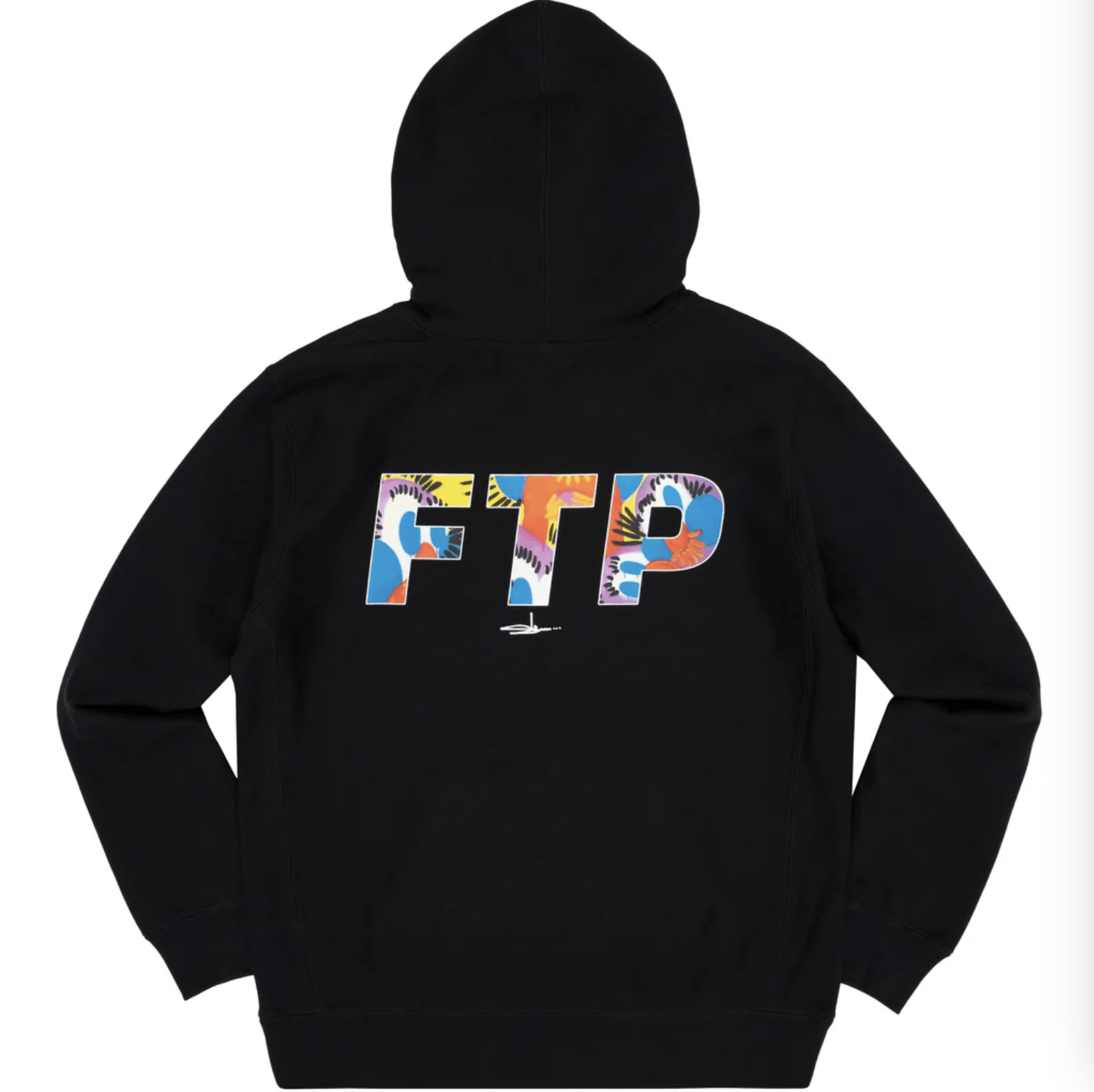 Fuck The Population FTP Slawn Logo Hoodie in Black Size US L / EU 52-54 / 3 - 1 Thumbnail