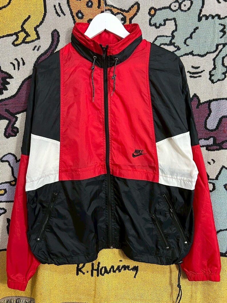 Nike Vintage 90s Nike Jacket size M Size US M / EU 48-50 / 2 - 1 Thumbnail