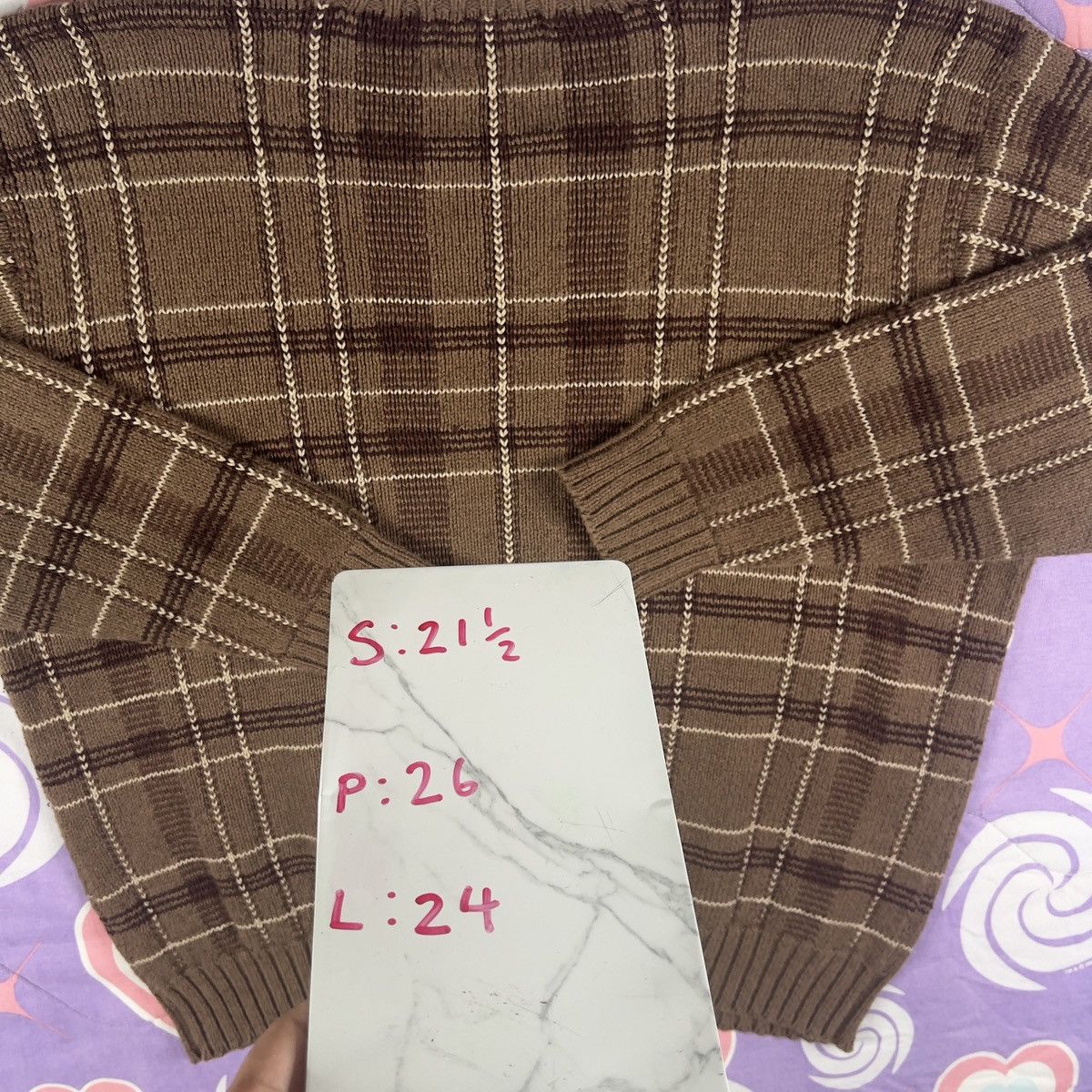 Polo Ralph Lauren Vintage 90s Polo Ralph Lauren Crewneck Plaid Sweater XL Size US XL / EU 56 / 4 - 6 Thumbnail