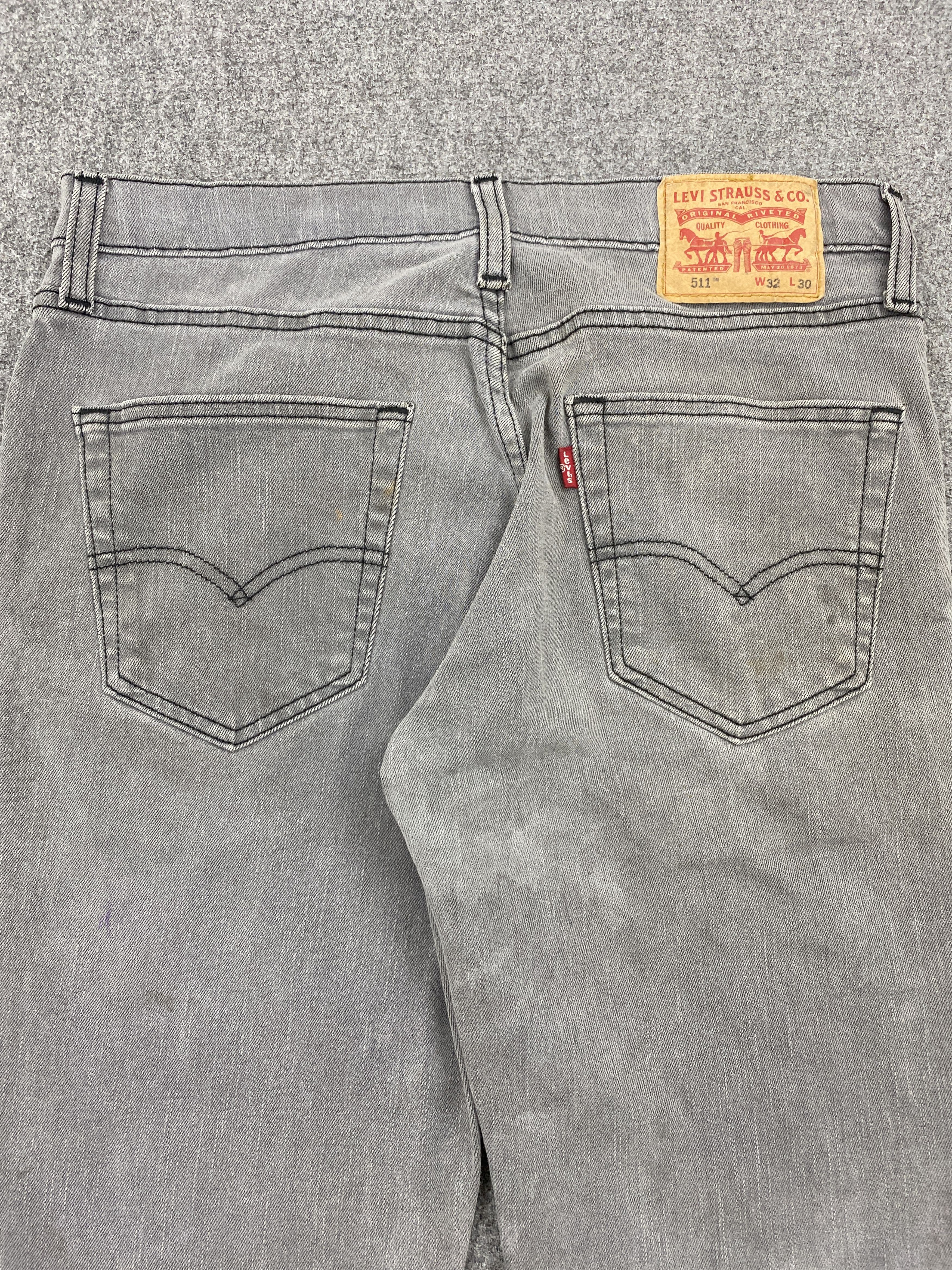 Levi's × Vintage Faded Black Vintage Levis 511 Jeans Size US 31 - 4 Thumbnail