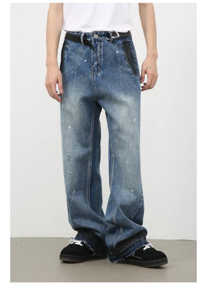 Japanese Brand × Vintage Men's American street loose straight washed wide-leg jeans Size US 32 / EU 48 - 2 Thumbnail