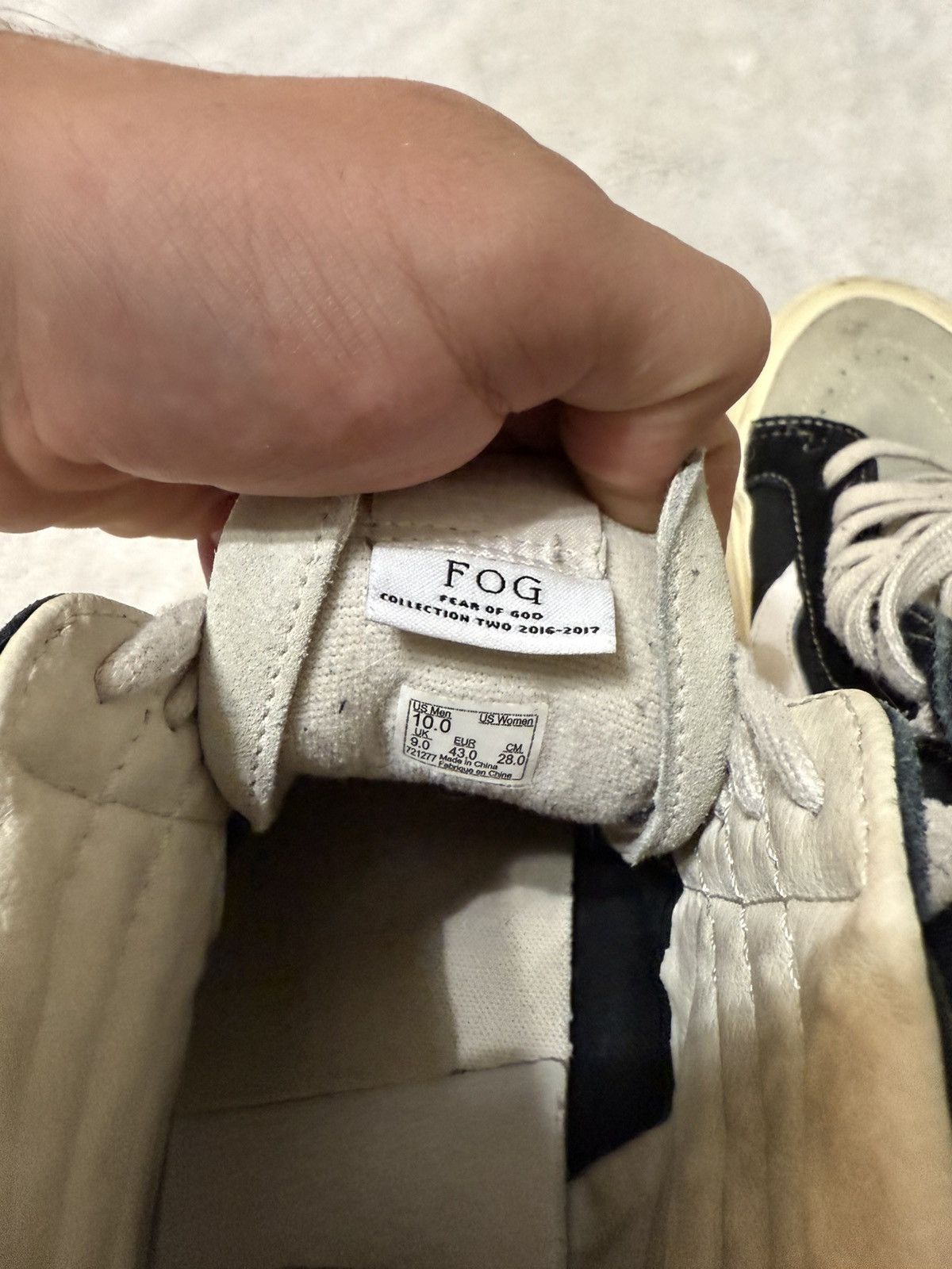 Fear of God × Vans Fear Of God x Sk8-Hi 38 Reissue “Fear Of God” Size US 10 / EU 43 - 3 Thumbnail