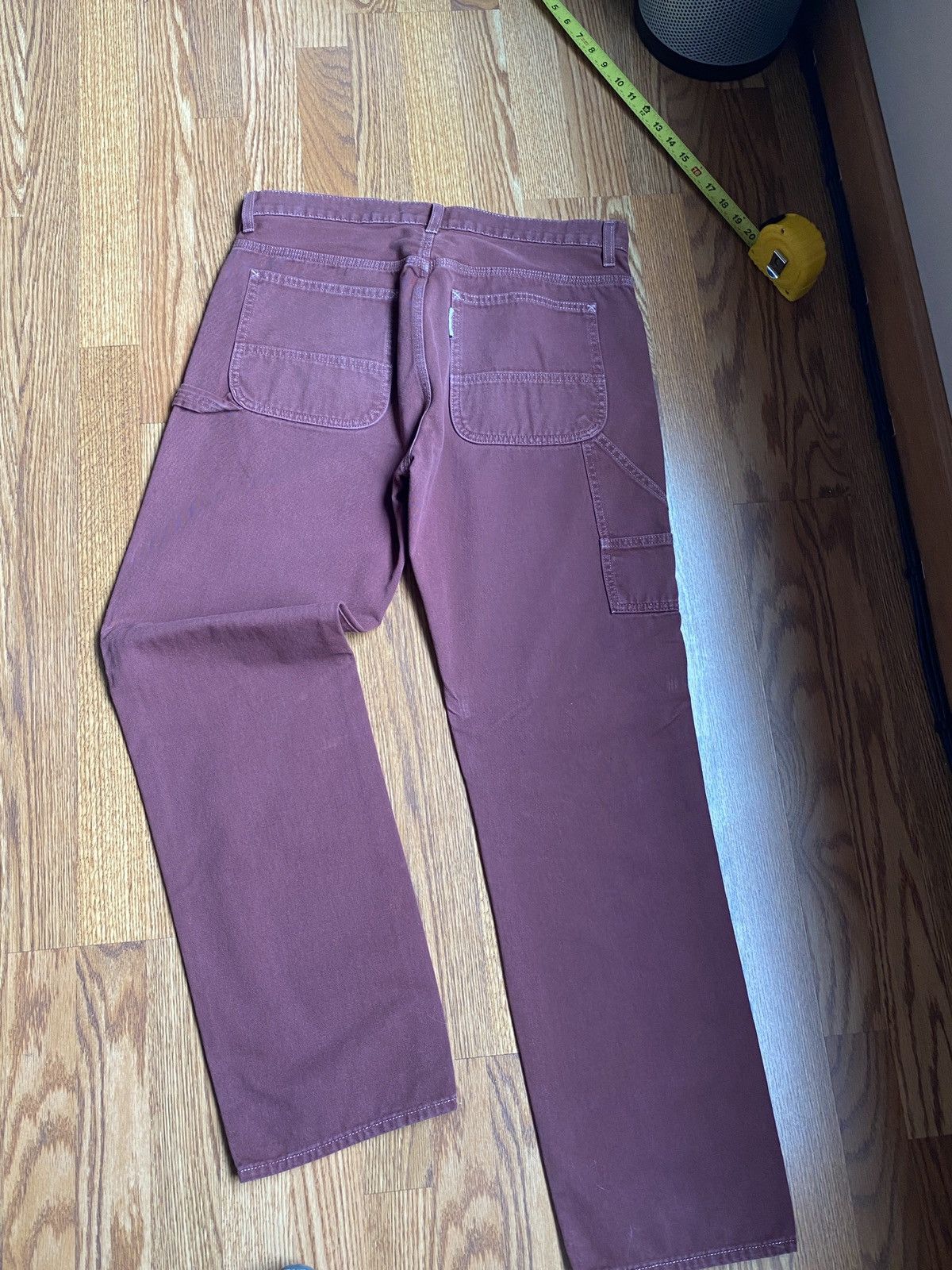 Supreme Supreme Burgundy Painter Pants Gonz Logo size 34 Size US 34 / EU 50 - 2 Thumbnail