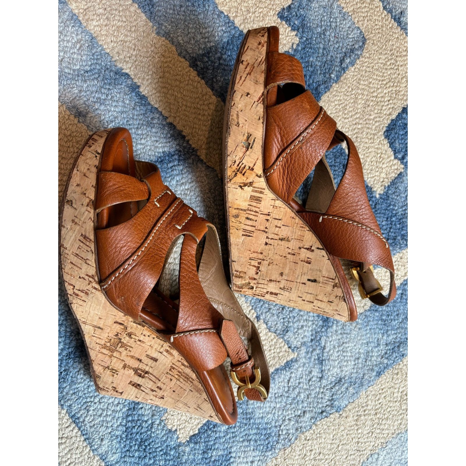 Chloe Chloe brown wedge sandals Size US 9 / IT 39 - 6 Thumbnail