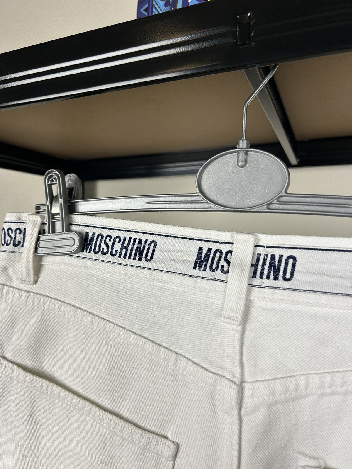 Designer × Moschino Moschino Italy 'Love and Peace' denim short pants Size US 32 / EU 48 - 3 Thumbnail