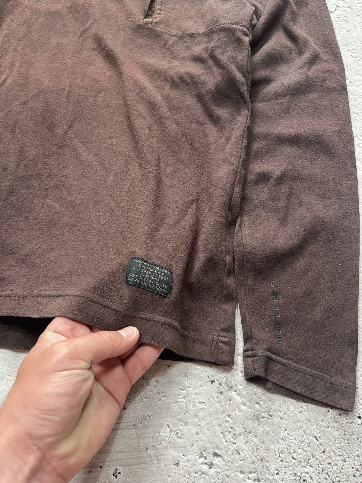 G-Star G-Star RAW Faded Brown Hoodie with GSRD Logo – Size M Size US M / EU 48-50 / 2 - 4 Thumbnail