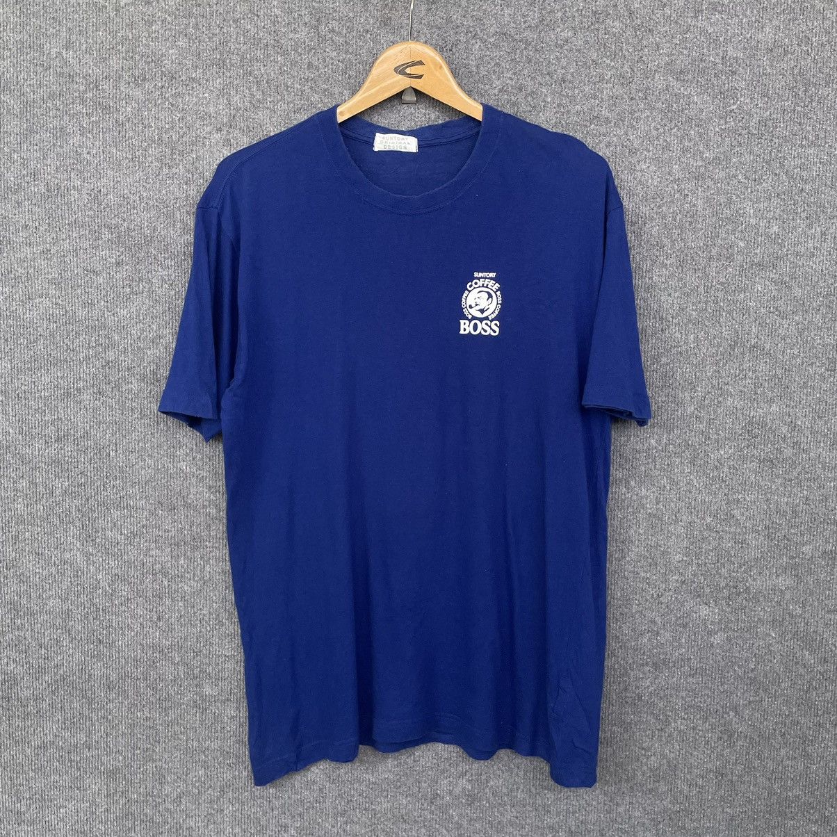 Japanese Brand × Vintage Vintage Suntory Boss Coffee Minimalist Design T Shirt Size US L / EU 52-54 / 3 - 1 Thumbnail