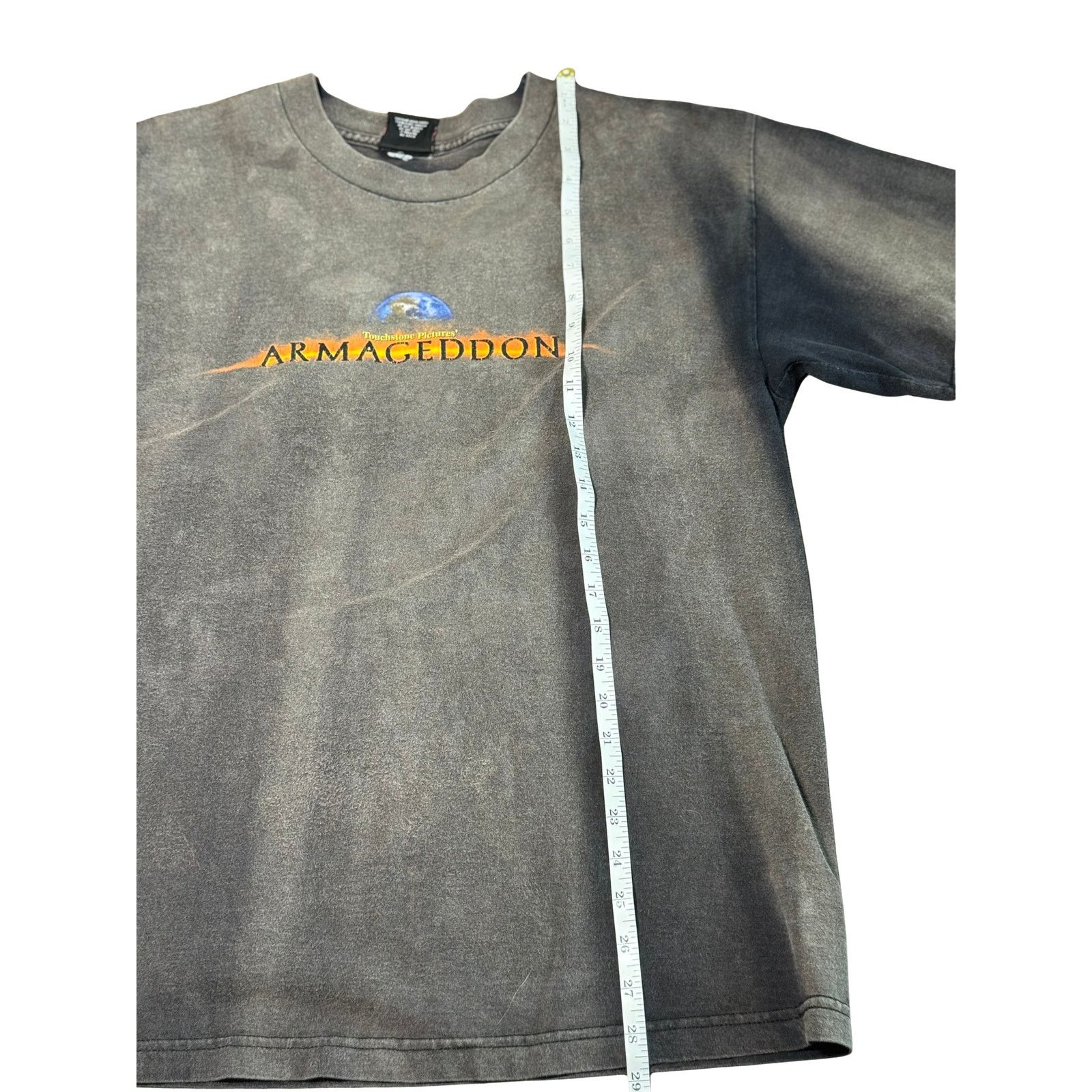 Giant Vintage 1998 Armageddon Movie Promo T-Shirt Black Size US L / EU 52-54 / 3 - 5 Thumbnail