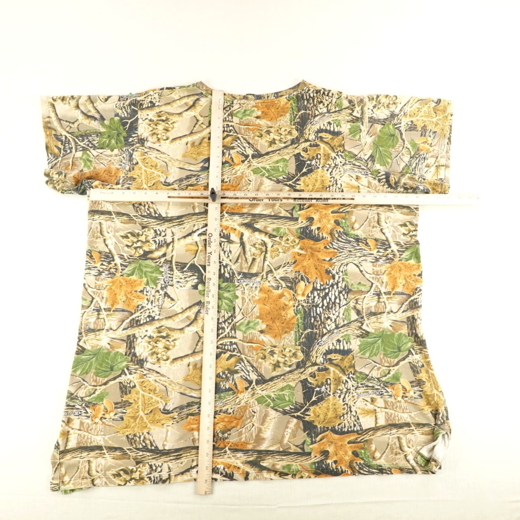 Vintage VINTAGE Cabela's Shirt Mens 2XL T-Shirt Camouflage Brown Green Camo Seclusion 3D V Neck Hunting Mens XXL Brown Camouflage Nature Outdoor Size US XXL / EU 58 / 5 - 5 Thumbnail