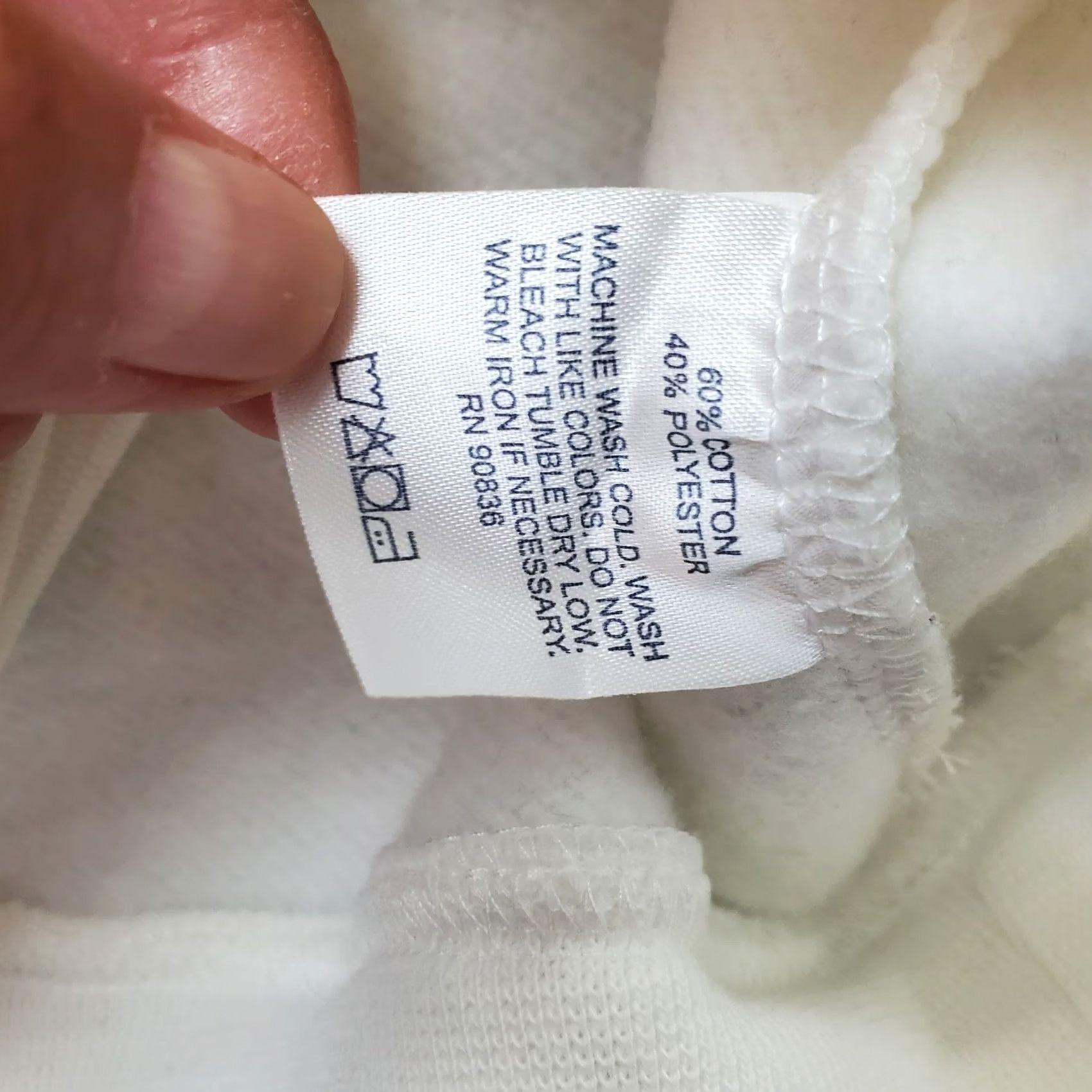 Port Authority Sport-Tek Fleece Sweatshirt Men XL White Mock Neck Quarter Zip Size US XL / EU 56 / 4 - 7 Thumbnail