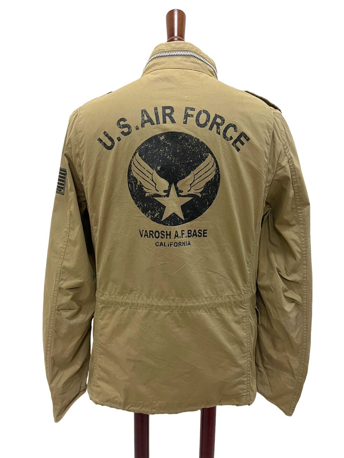Vintage Japanese Brand Varoshi US Air force Jacket Size US M / EU 48-50 / 2 - 2 Thumbnail