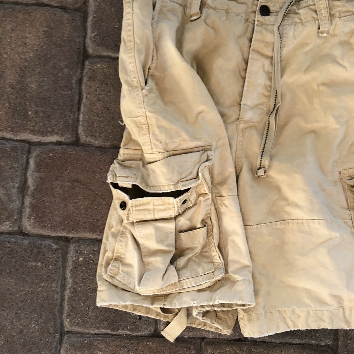 Abercrombie & Fitch Abercrombie & Fitch Cargo Mens 36 Khaki Military Y2K Baggy Size US 36 / EU 52 - 2 Thumbnail