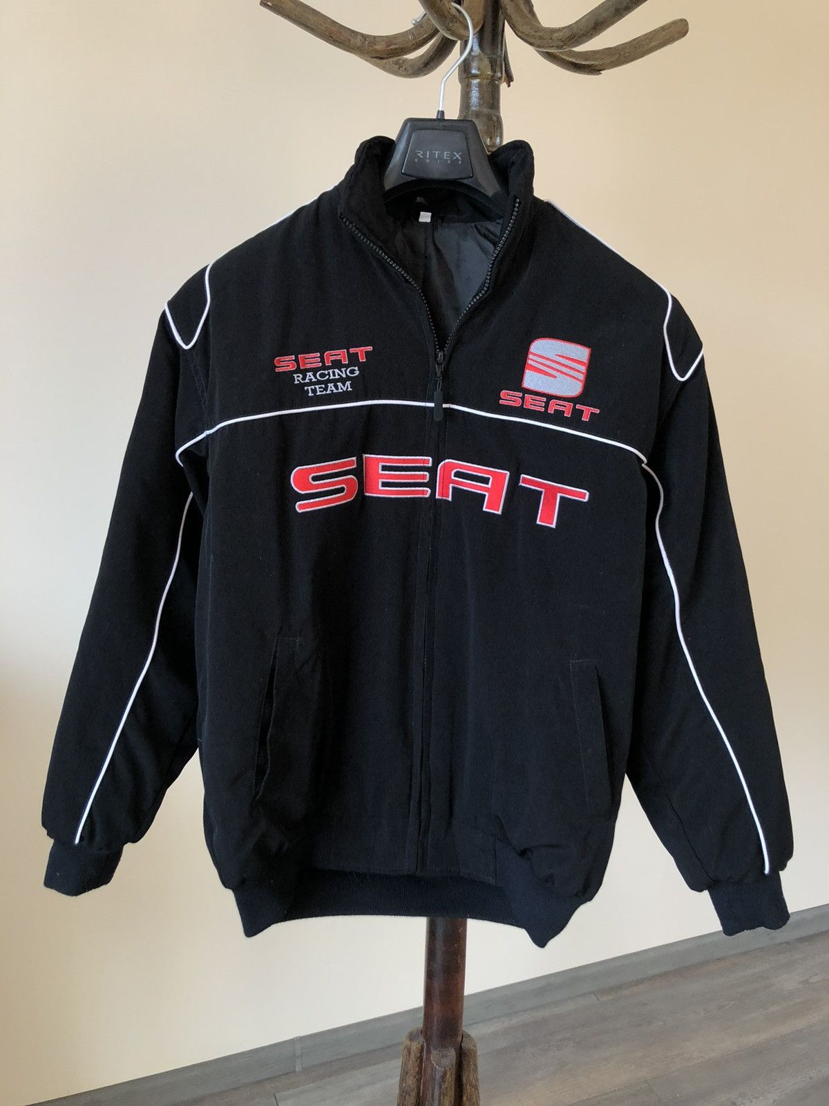 NASCAR × Vintage Vintage SEAT Racing Jacket bomber 90s Size US M / EU 48-50 / 2 - 5 Thumbnail